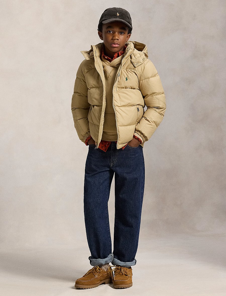 Ralph Lauren Kids - The Gorham Down Hooded Jacket - winterjacke - vintage khaki - 3