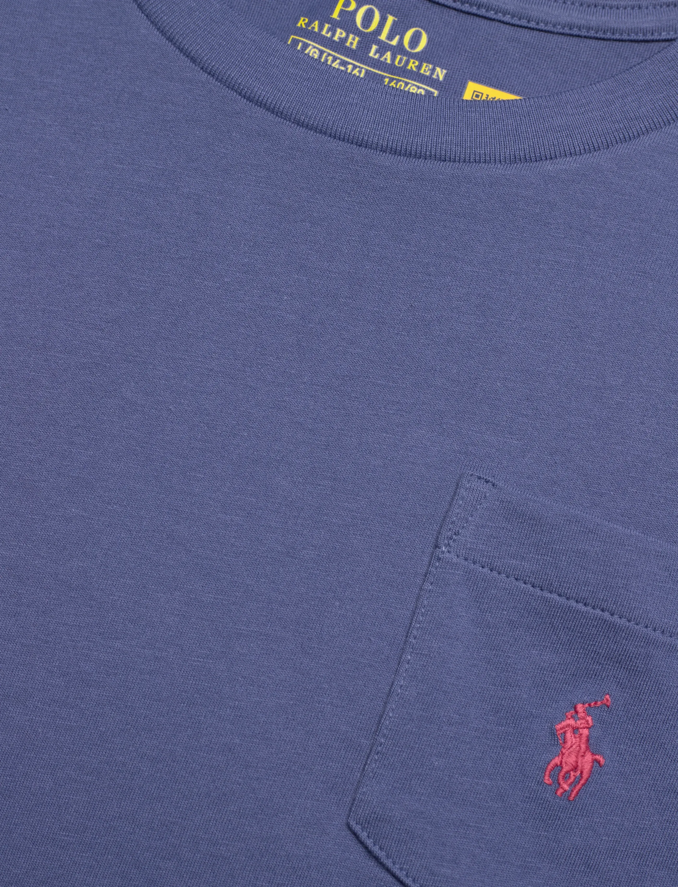 Ralph Lauren Kids - Cotton Jersey Pocket Tee - kurzärmelige - blue heaven - 2