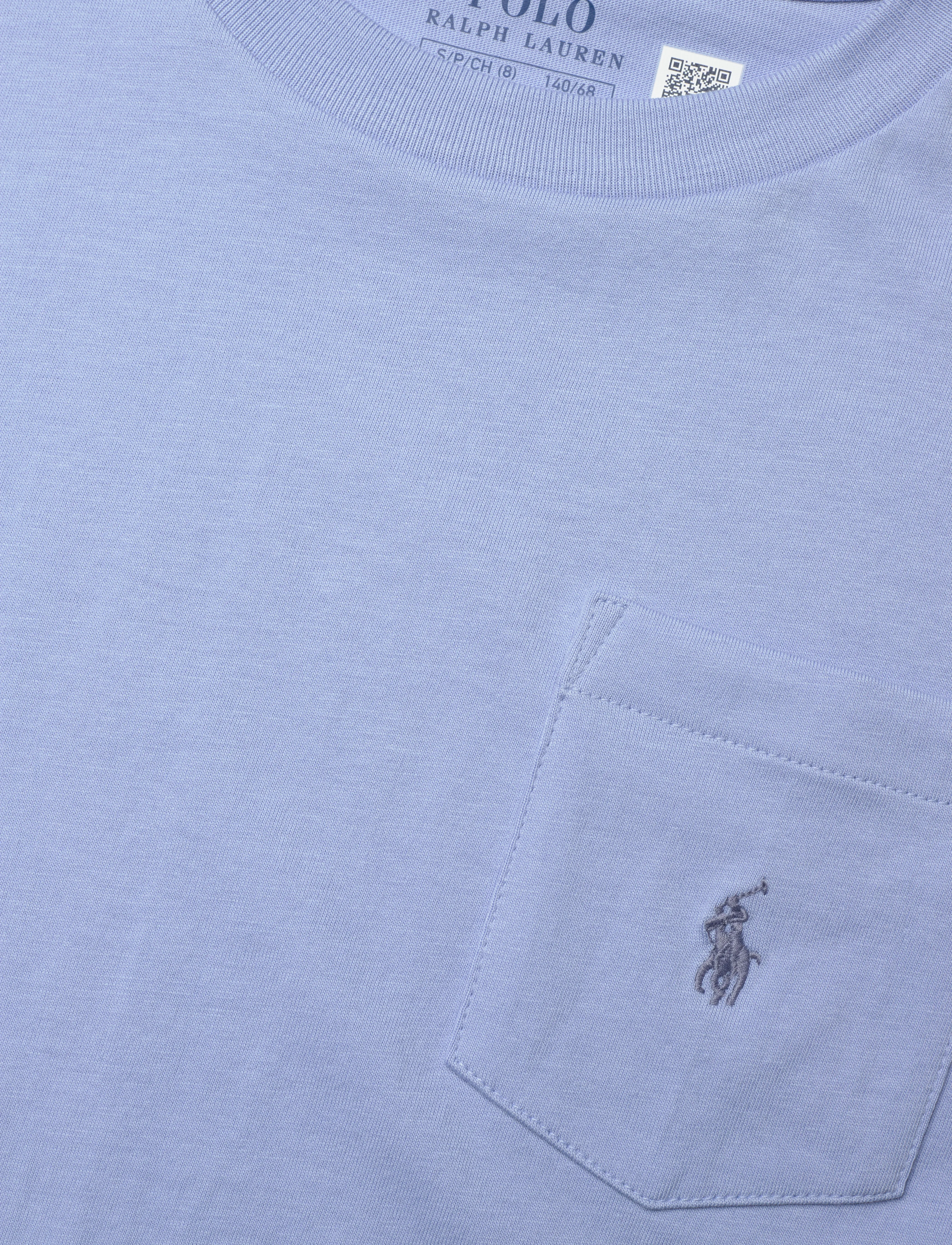 Ralph Lauren Kids - Cotton Jersey Pocket Tee - marškinėliai trumpomis rankovėmis - chambray blue/c75 - 2