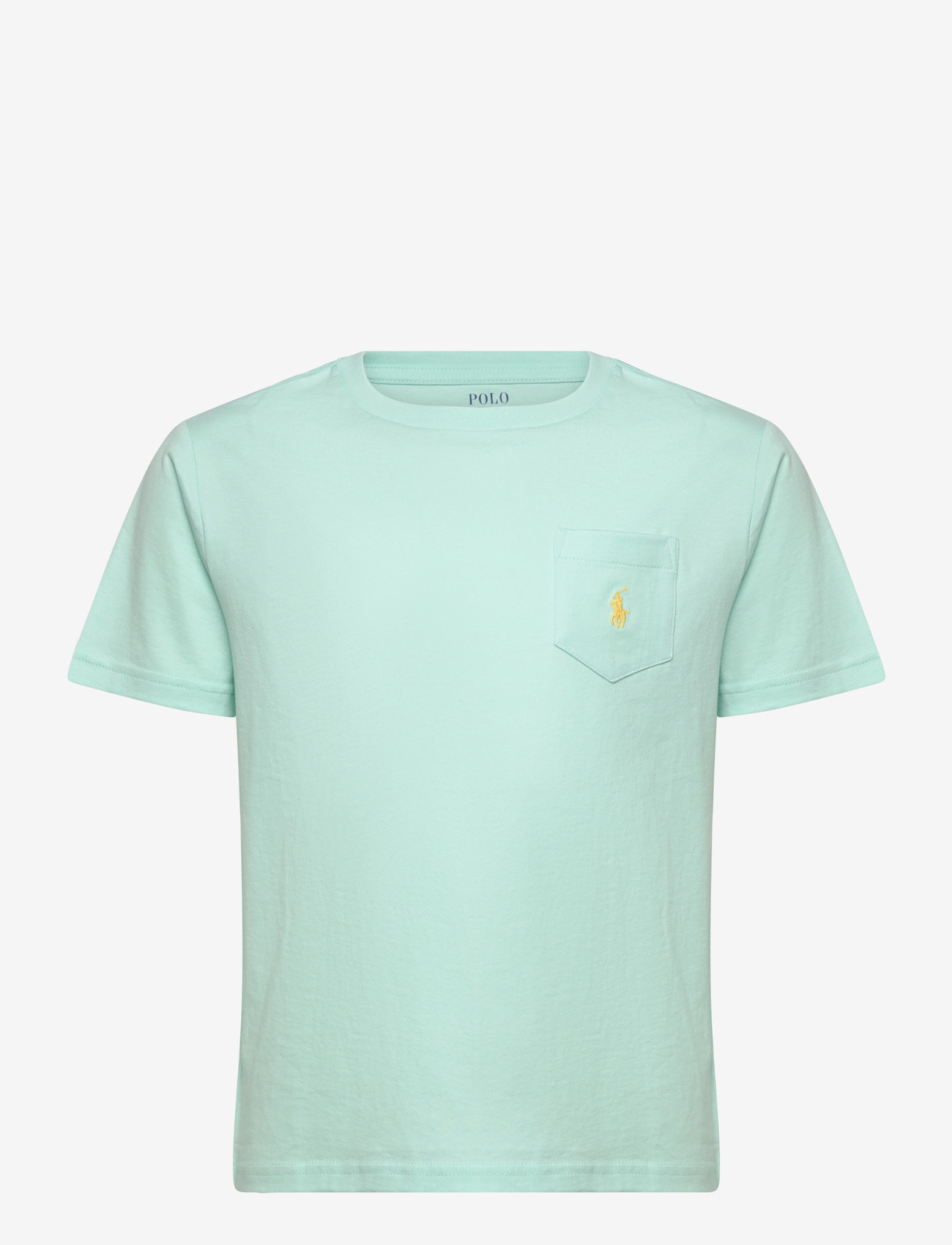 Ralph Lauren Kids - Cotton Jersey Pocket Tee - kurzärmelige - crystal blue - 0