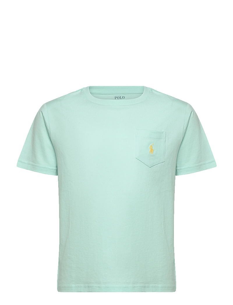 Ralph Lauren Kids - Cotton Jersey Pocket Tee - kurzärmelige - crystal blue - 0