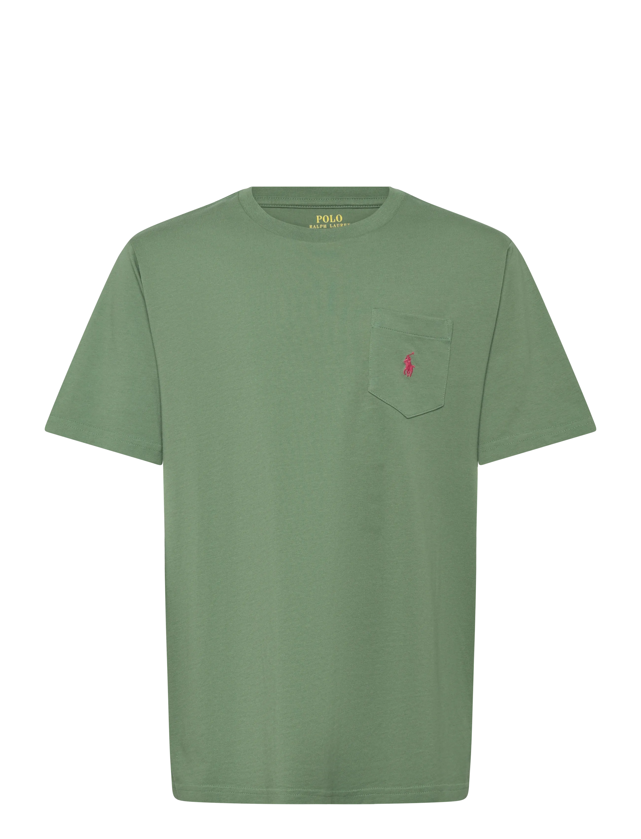 Ralph Lauren Kids Cotton Jersey Pocket Tee - T-shirts à manches courtes - FATIGUE / khaki/green