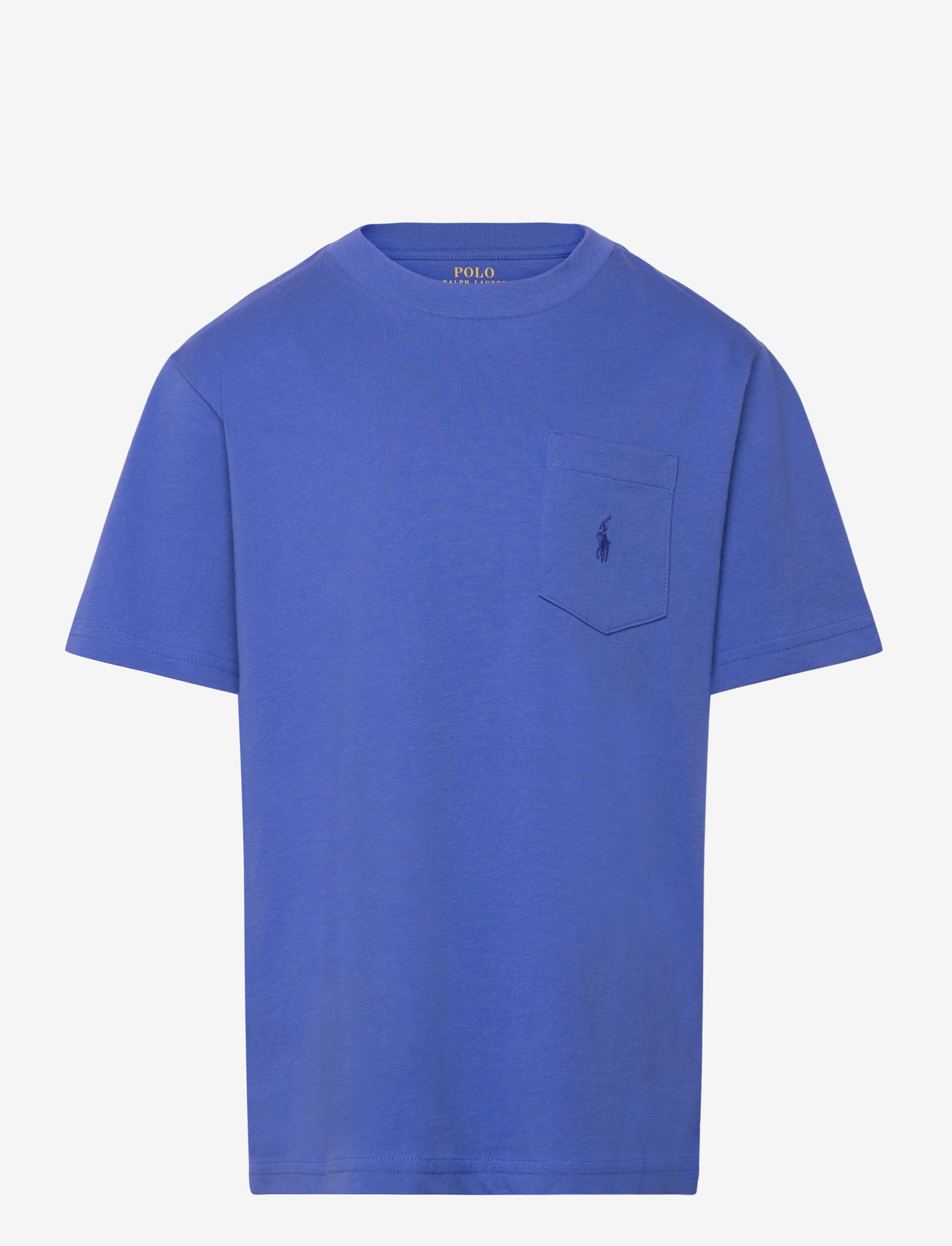 Ralph Lauren Kids - 26/1 JERSEY-SS PKT TEE-KN-TSH - lühikeste varrukatega t-särgid - maidstone blue/c7 - 0