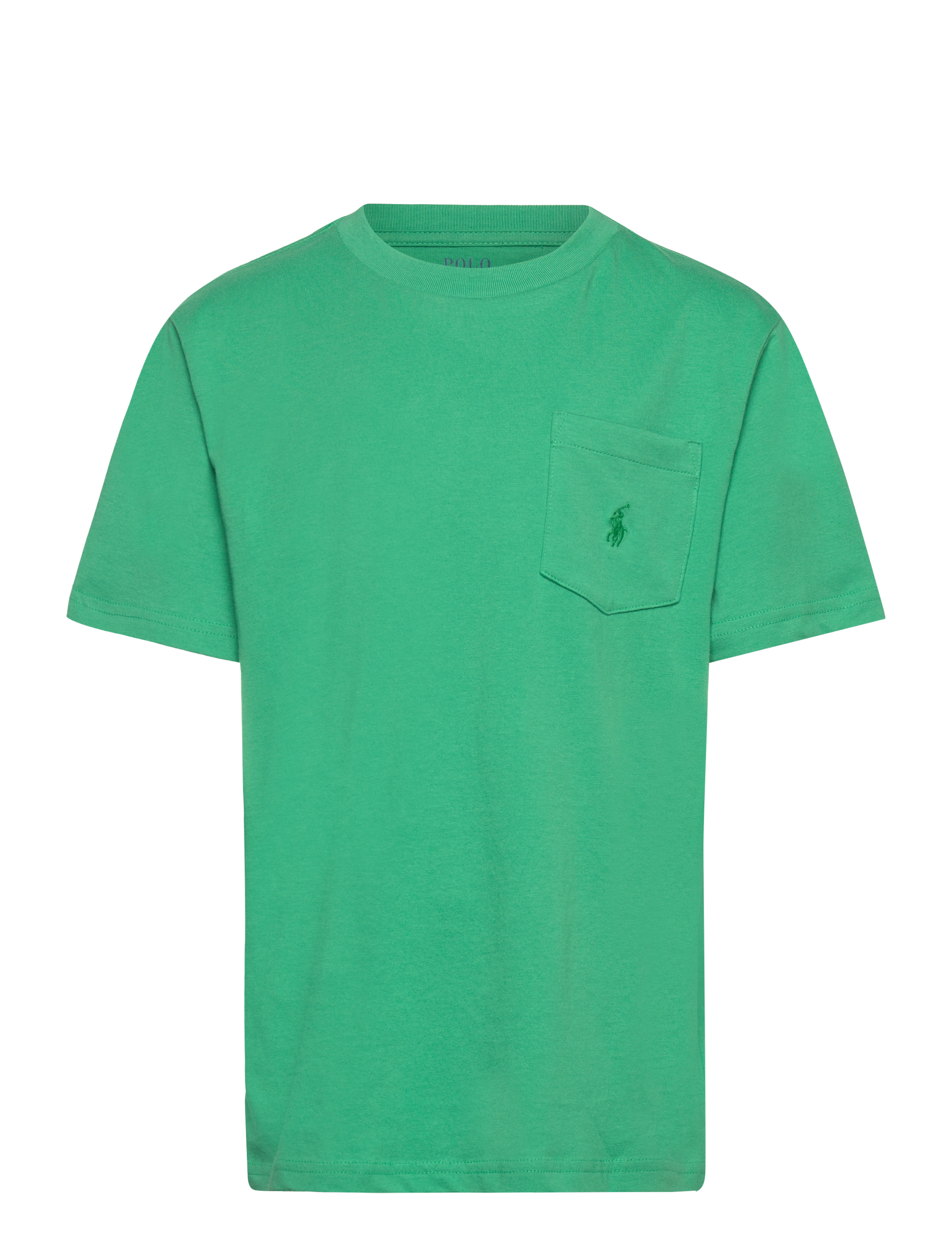 RALPH LAUREN Kinder Baumwolle Jersey Pocket Tee Grün - 163-174 - Kinder