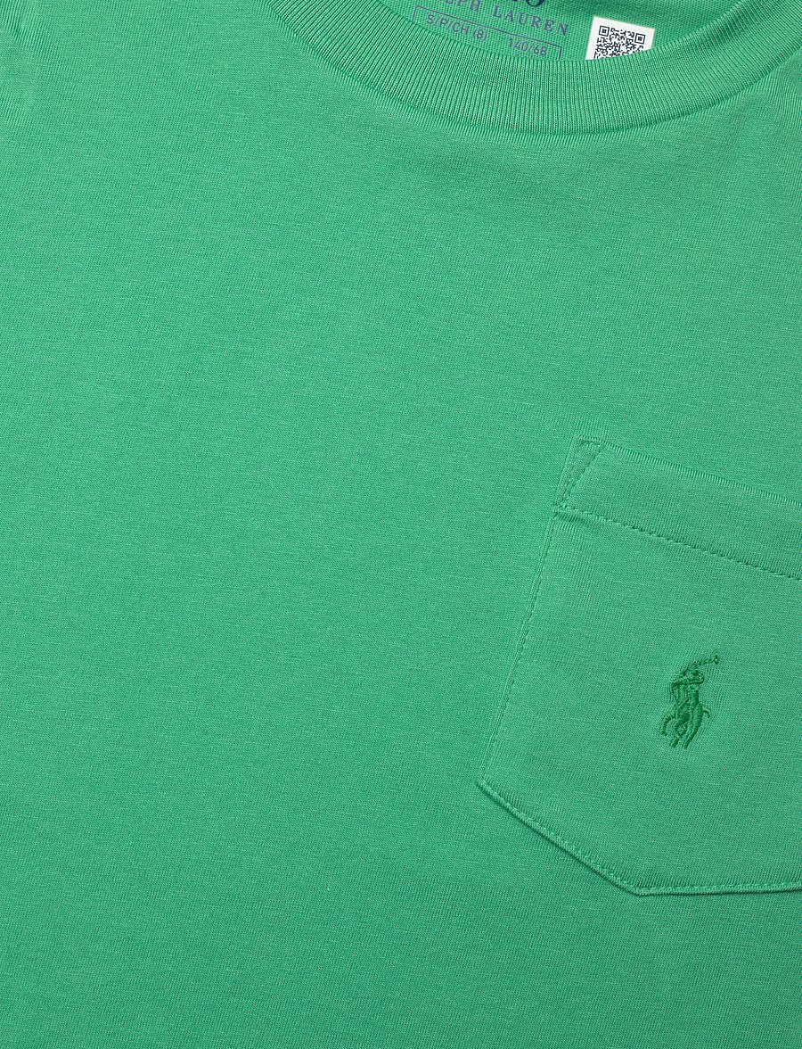 Ralph Lauren Kids - Cotton Jersey Pocket Tee - kurzärmelige - raft green/c5190 - 2