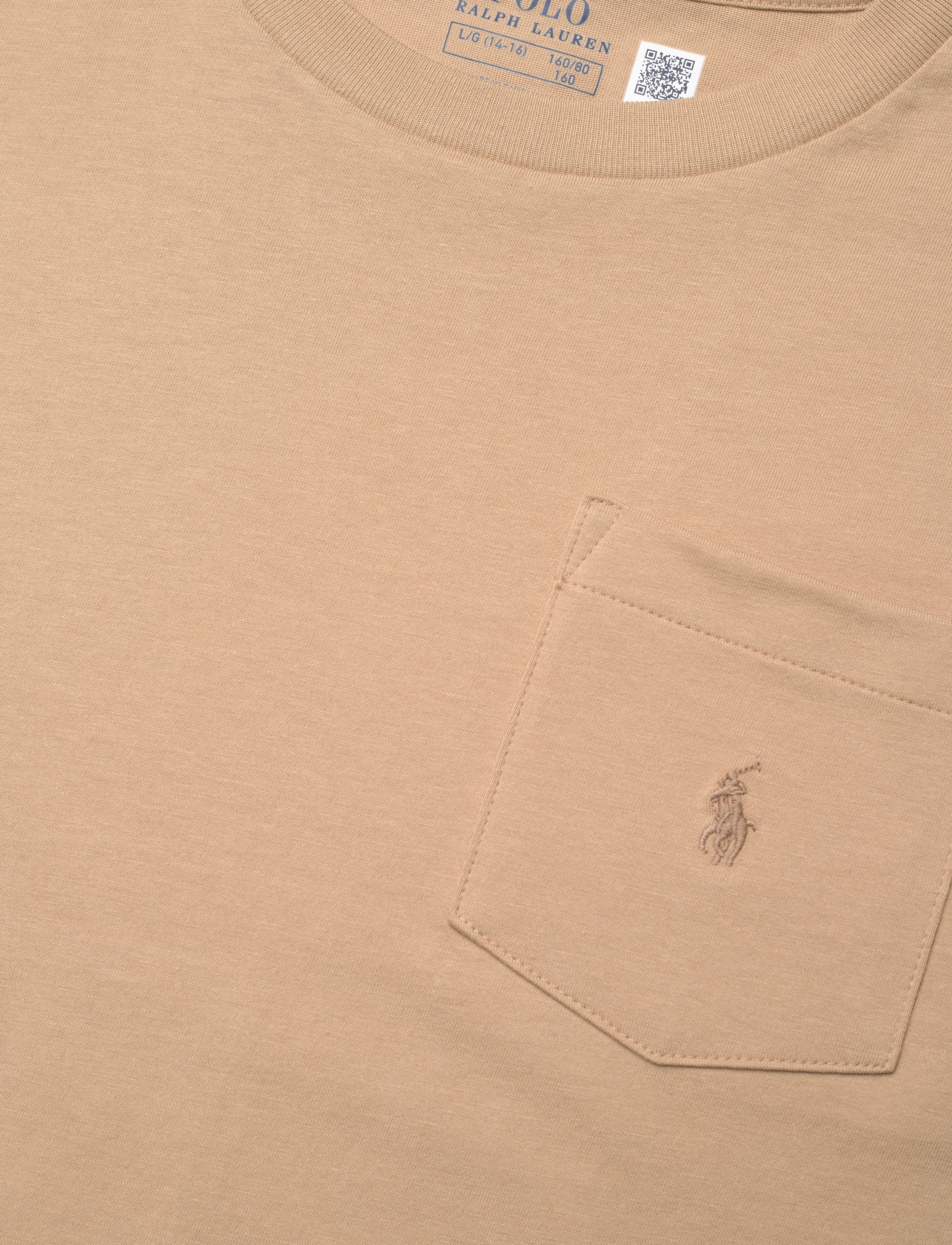 Ralph Lauren Kids - Cotton Jersey Pocket Tee - t-shirts à manches courtes - vintage khaki/c86 - 2