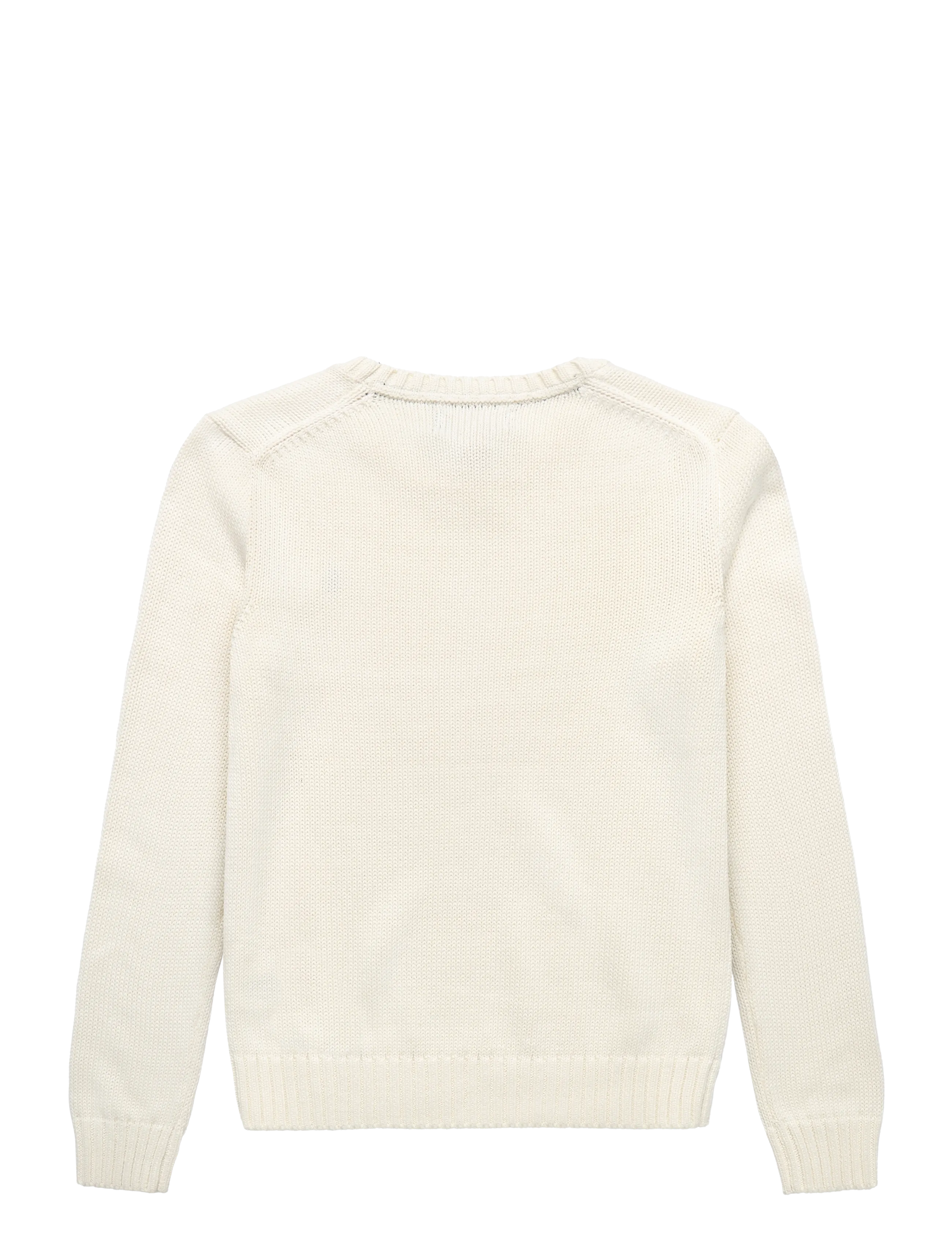 Ralph Lauren Kids - 20/2 COTTON-LS CN-SV-PLO - jumpers - clubhouse cream/c7932 - 1