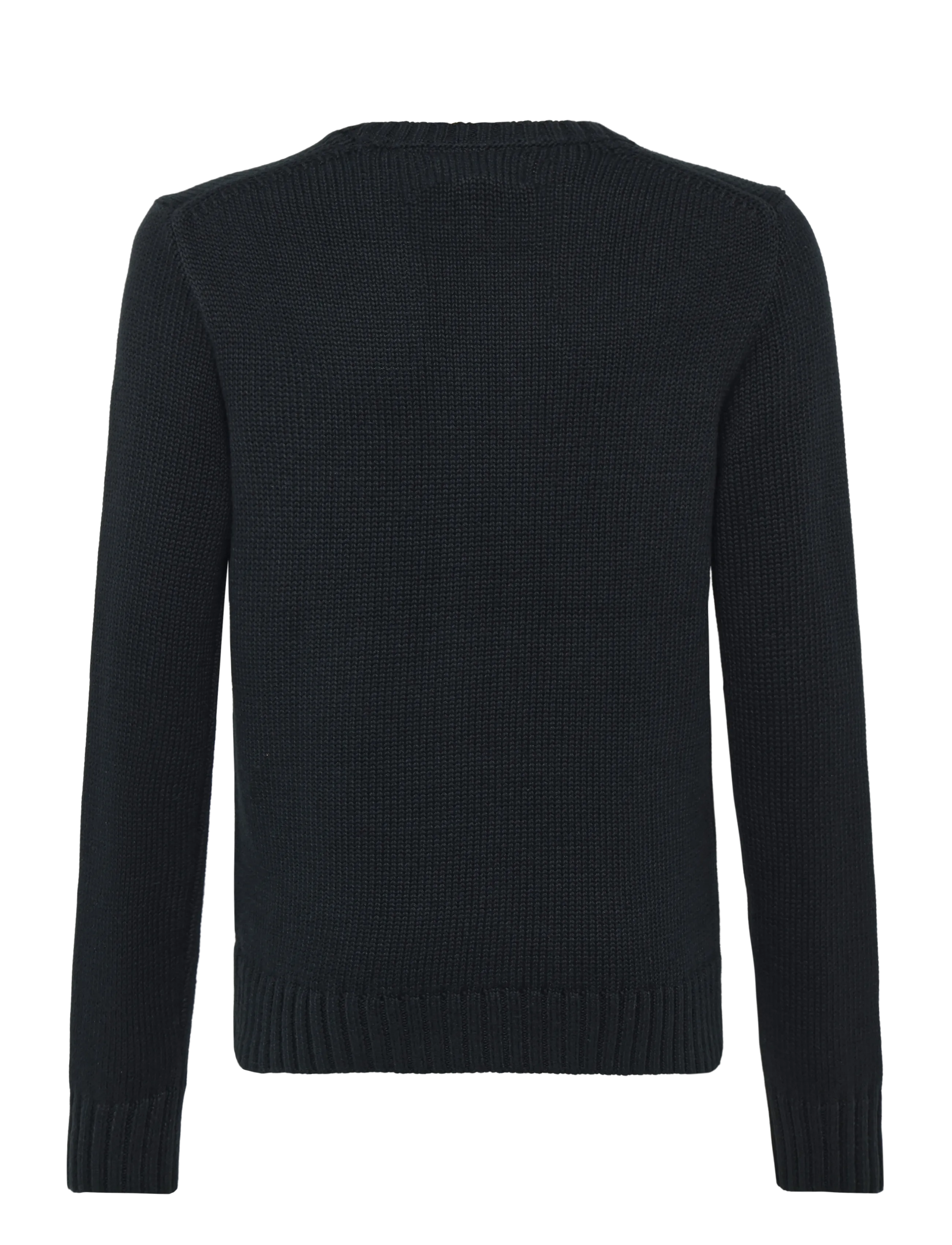 Ralph Lauren Kids - 20/2 COTTON-LS CN-SV-PLO - jumpers - polo black - 1