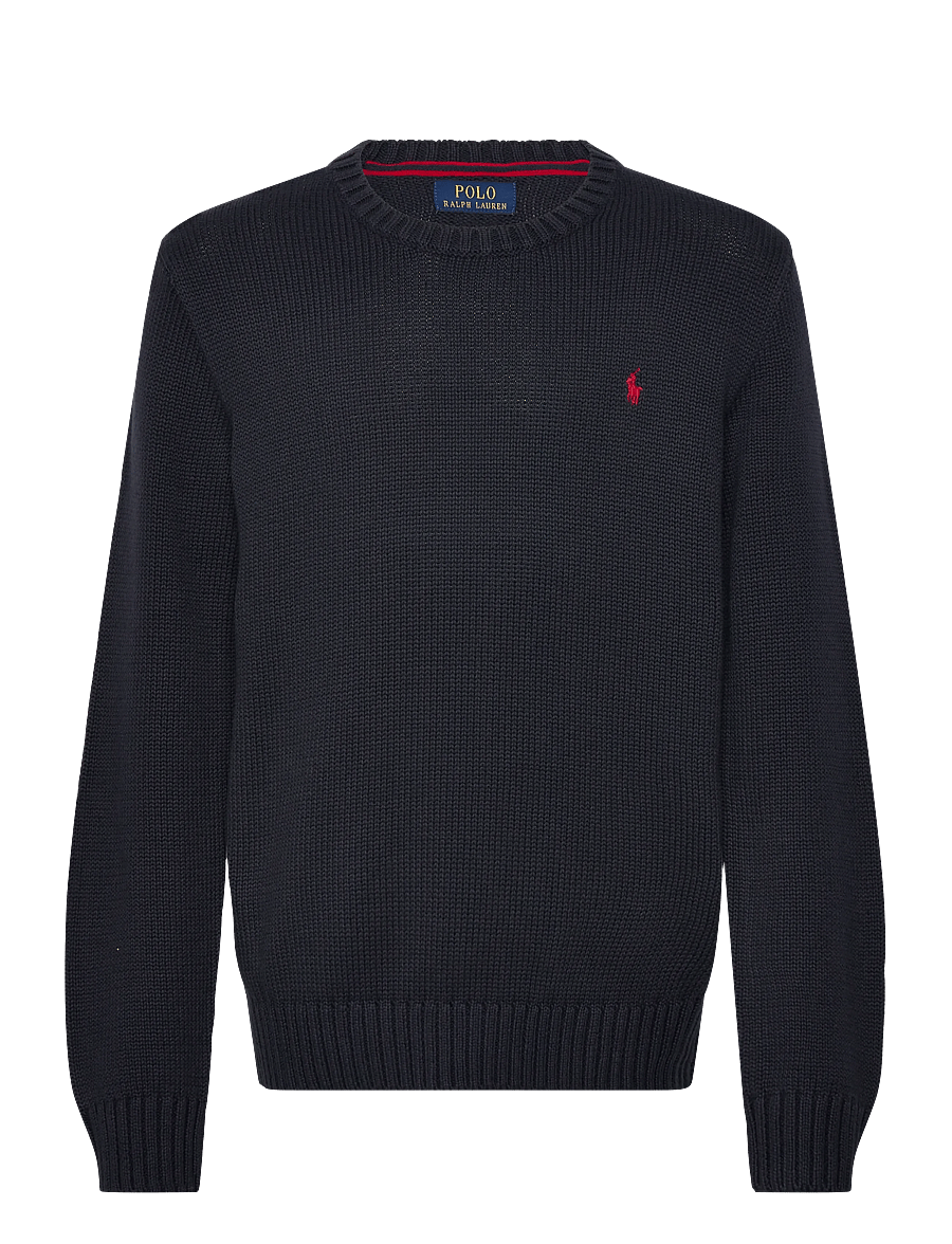 Ralph Lauren Kids - 20/2 COTTON-LS CN-SV-PLO - trøjer - rl navy/c3807 - 0