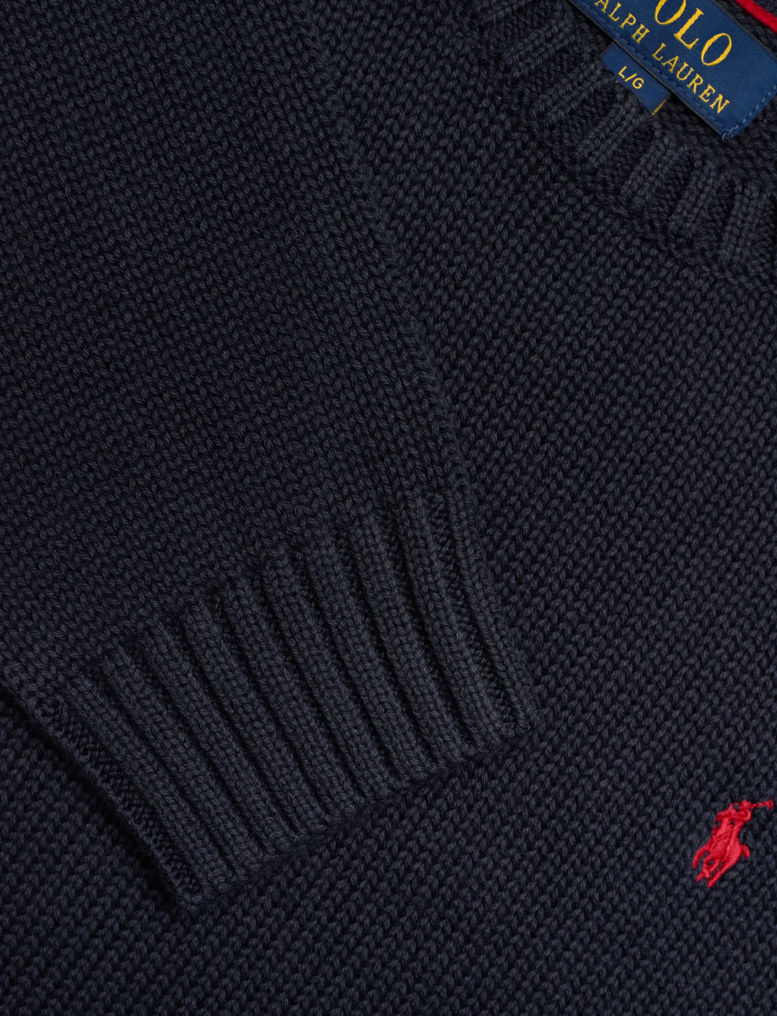 Ralph Lauren Kids - Cotton Crewneck Sweater - rl navy/c3807 - 2