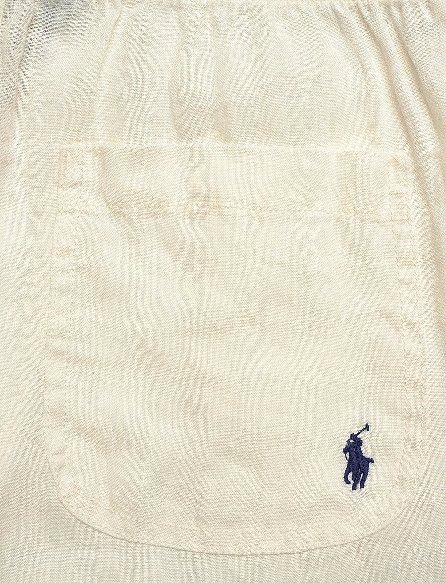 Ralph Lauren Kids - Linen Drawstring Pant - linased riided - nevis - 4