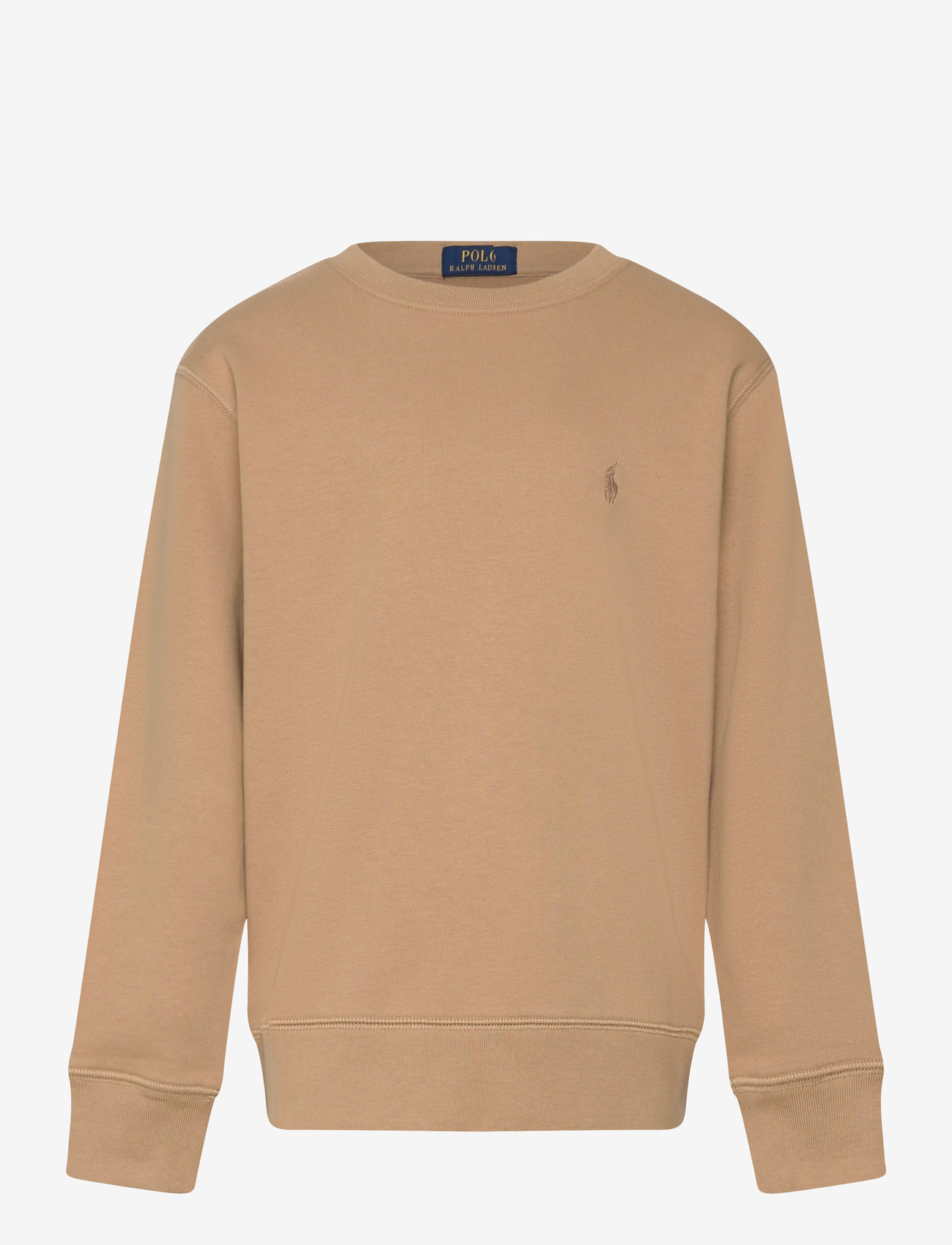 Ralph Lauren Kids - French Terry Sweatshirt - sweatshirts - vintage khaki/c86 - 0