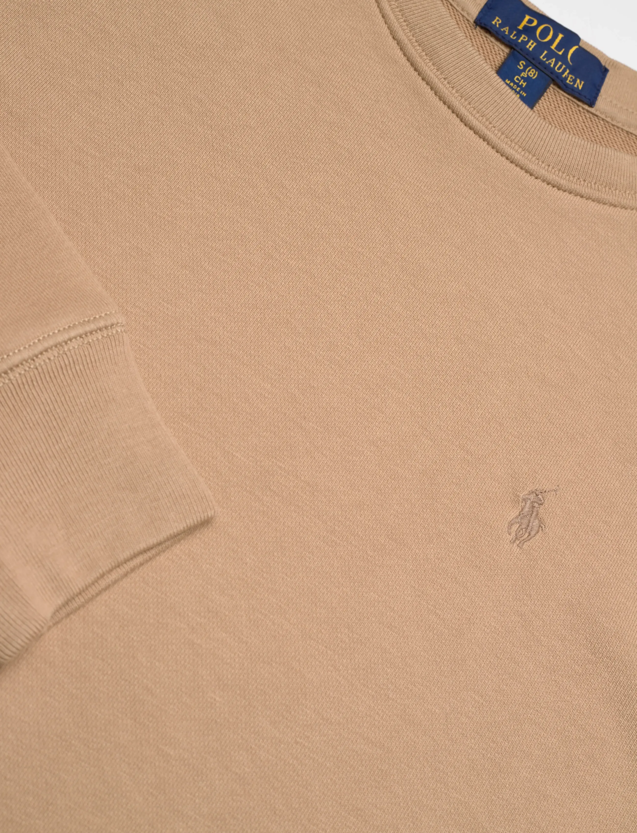 Ralph Lauren Kids - EASY FRENCH TERRY-PO CN-KN-SWS - vintage khaki/c86 - 2