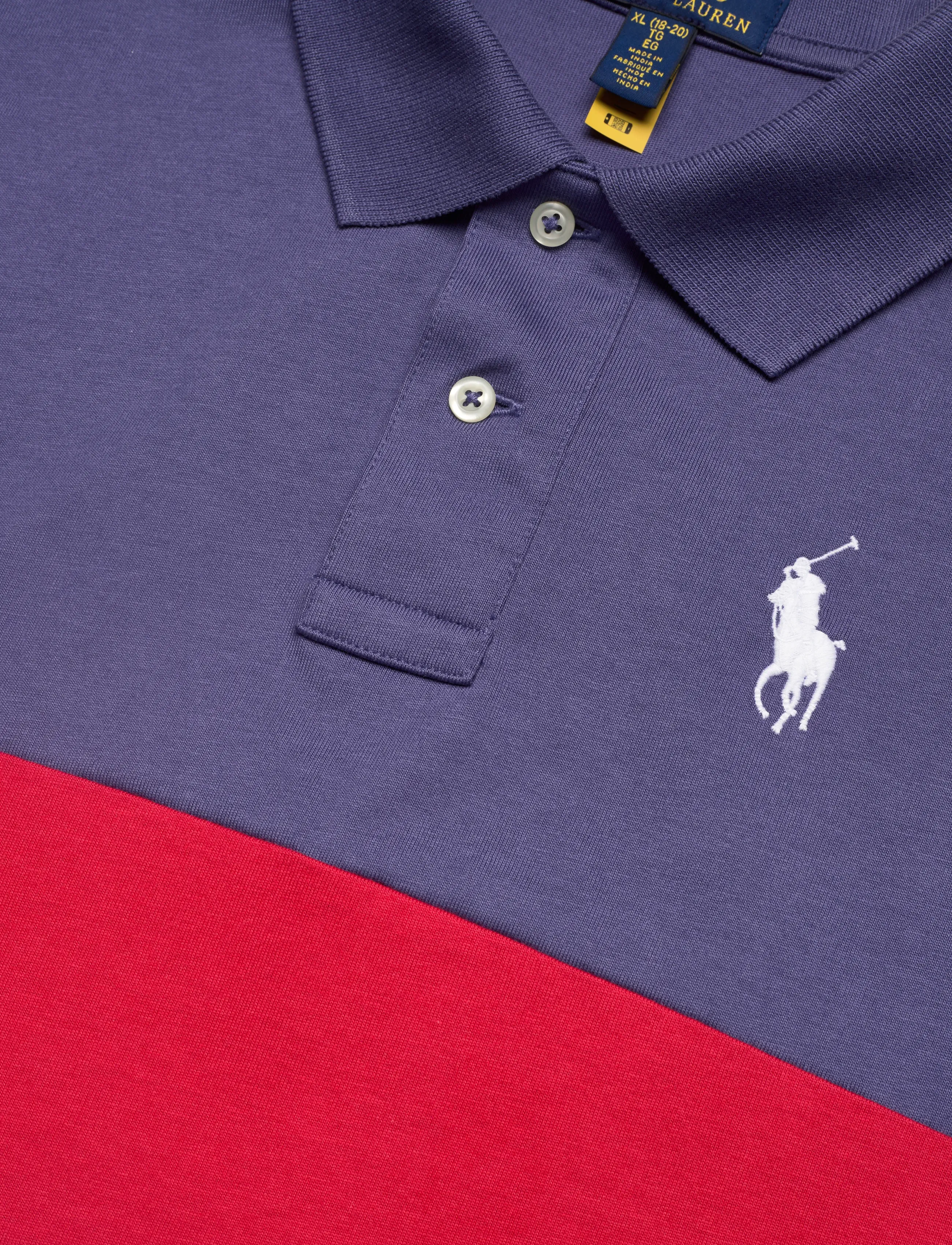 Ralph Lauren Kids - Big Pony Cotton Jersey Polo Shirt - classic blue/c173 - 2