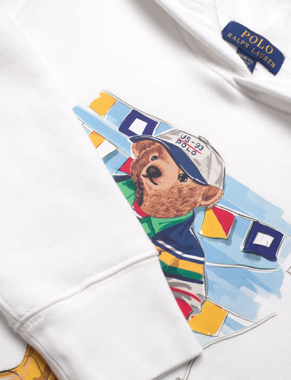 Ralph Lauren Kids - Polo Bear Fleece Hoodie - kapuzenpullover - paper white - 2