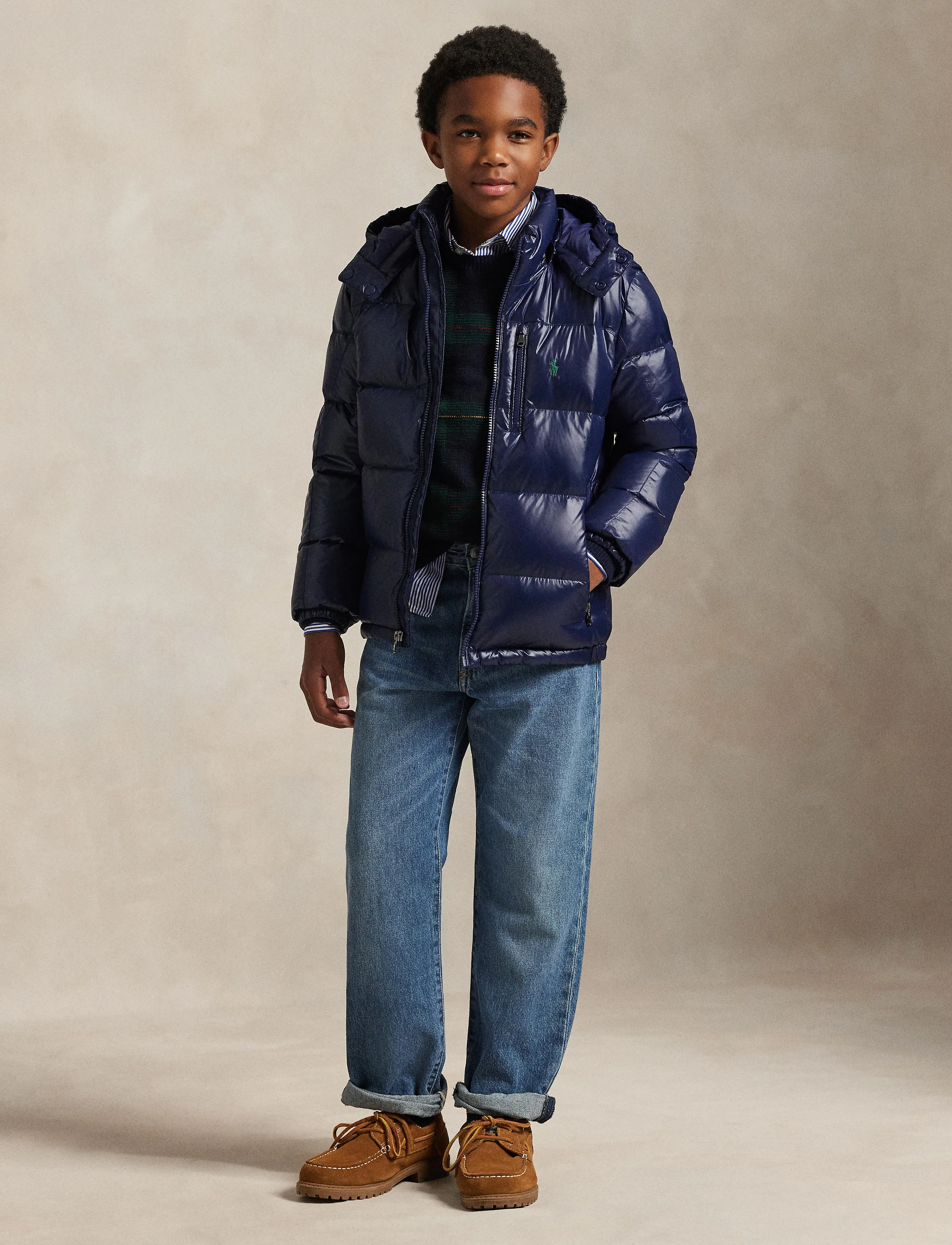 Ralph Lauren Kids - The Gorham Glossed Down Jacket - refined navy - 4