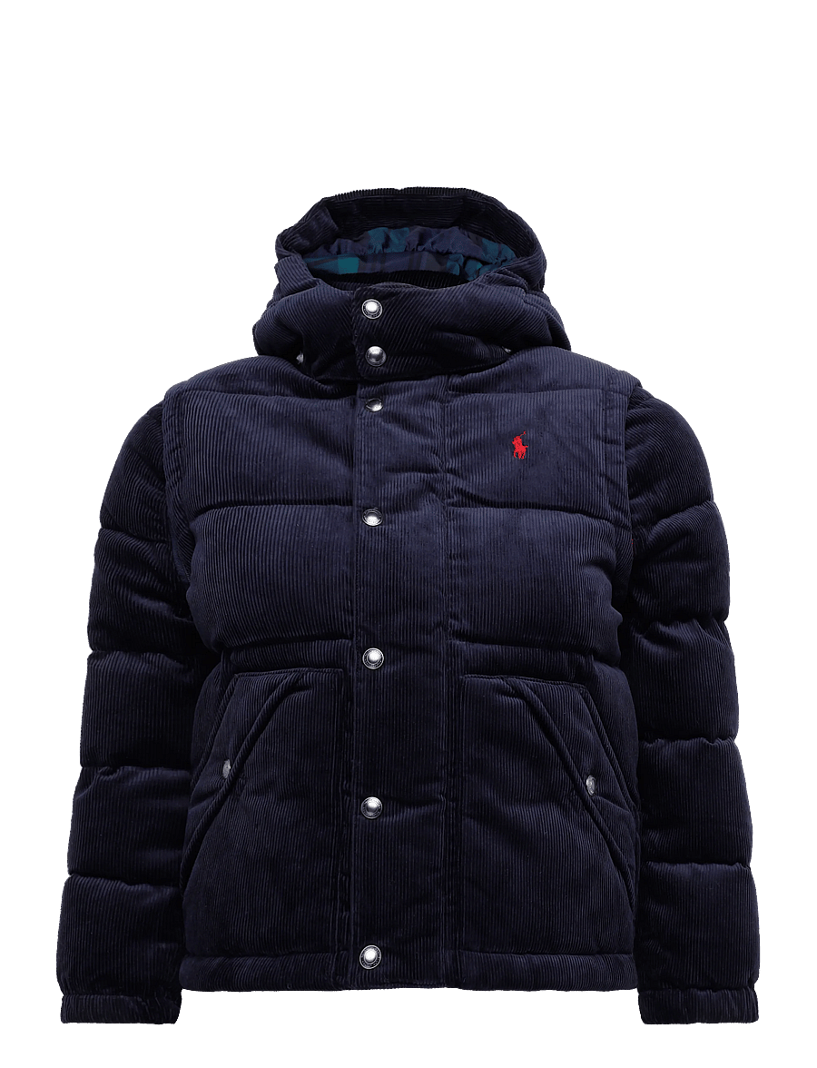 Ralph Lauren Kids - 10 WALE COTTON CORD-BLDR JKT-OW-BOM - bomberjacken - aviator navy - 0