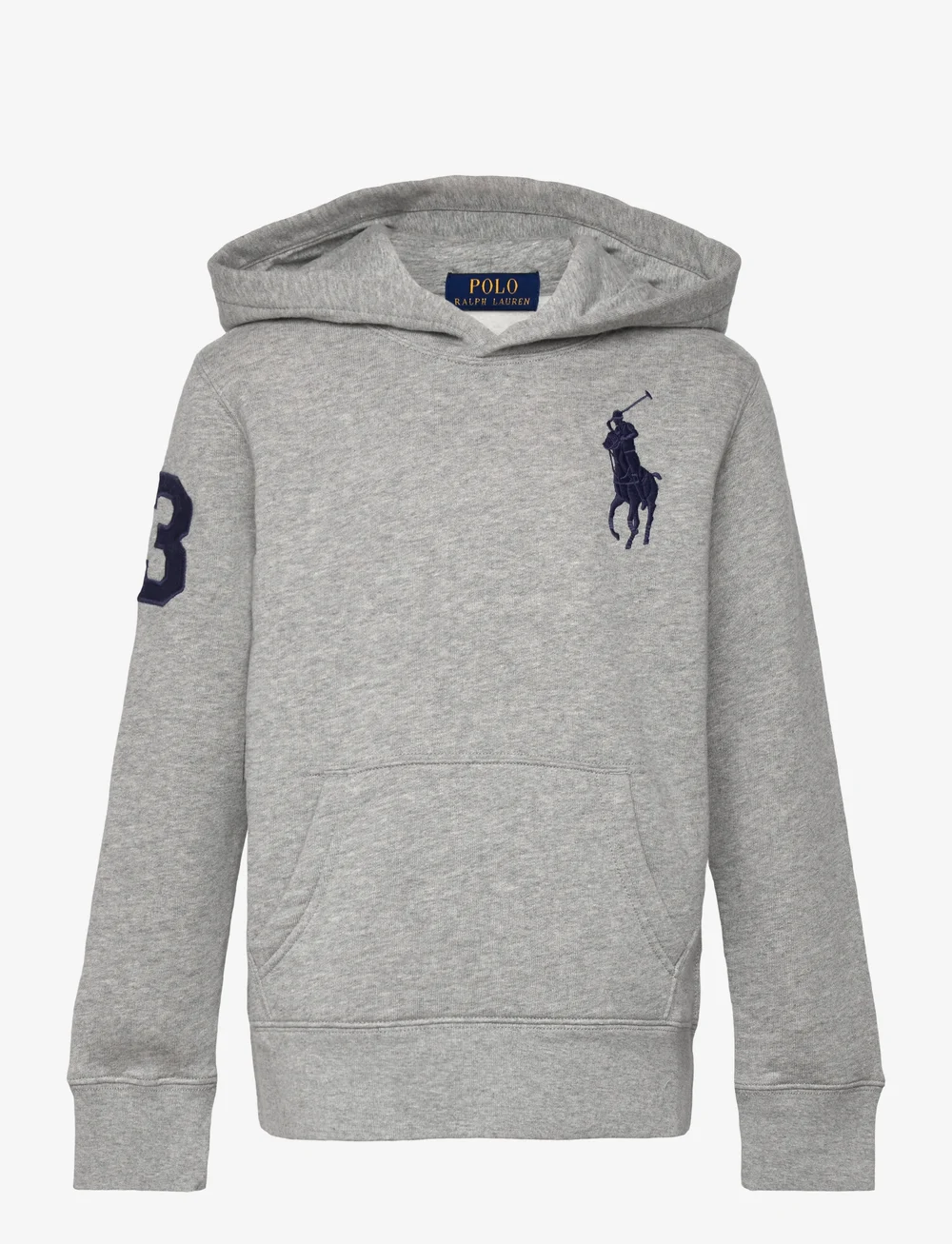 Ralph Lauren Kids - Big Pony Fleece Hoodie - kapuzenpullover - andover heather/c - 0