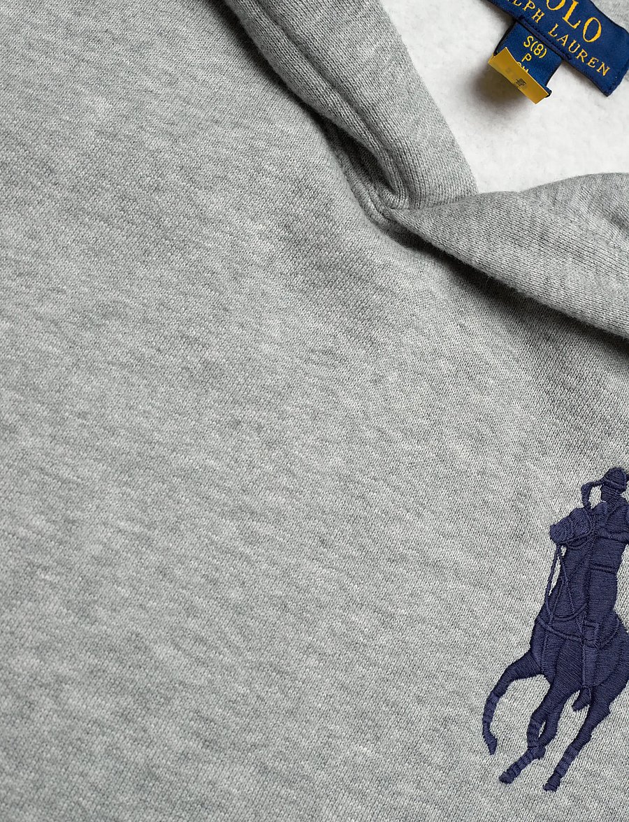 Ralph Lauren Kids - SEASONAL FLEECE-KNT-SWEATSHIRT - kapuzenpullover - andover heather/c - 5