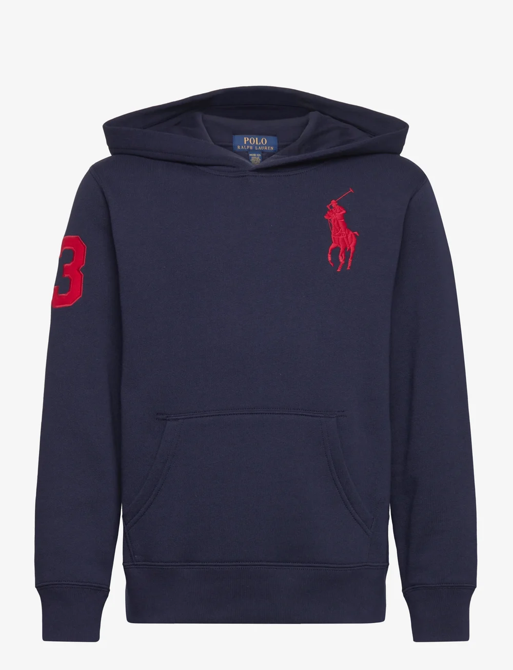 Ralph Lauren Kids - Big Pony Fleece Hoodie - hættetrøjer - refined navy/c387 - 0