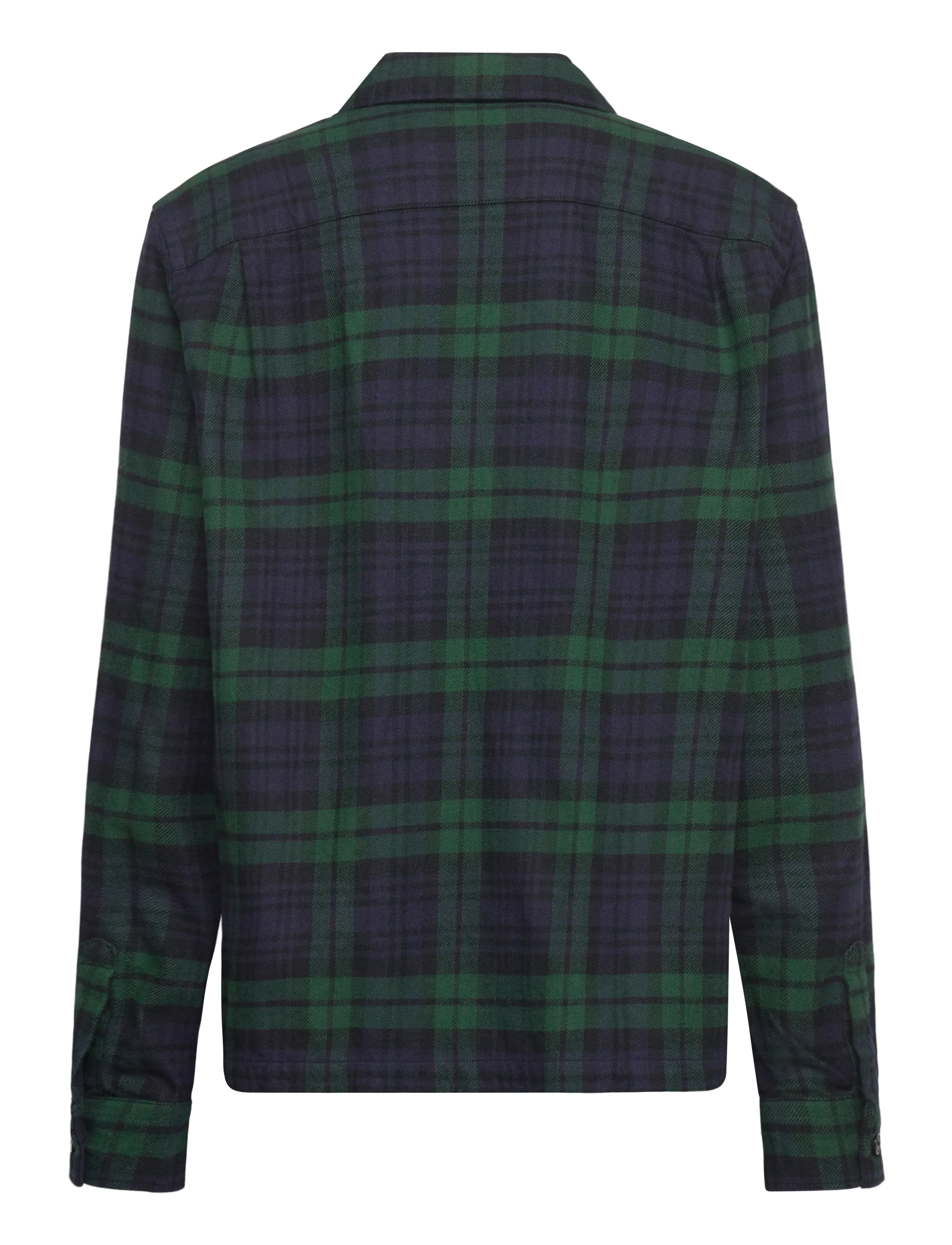 Ralph Lauren Kids - Plaid Cotton Flannel Camp Shirt - langermede skjorter - #b6967 navy green - 1