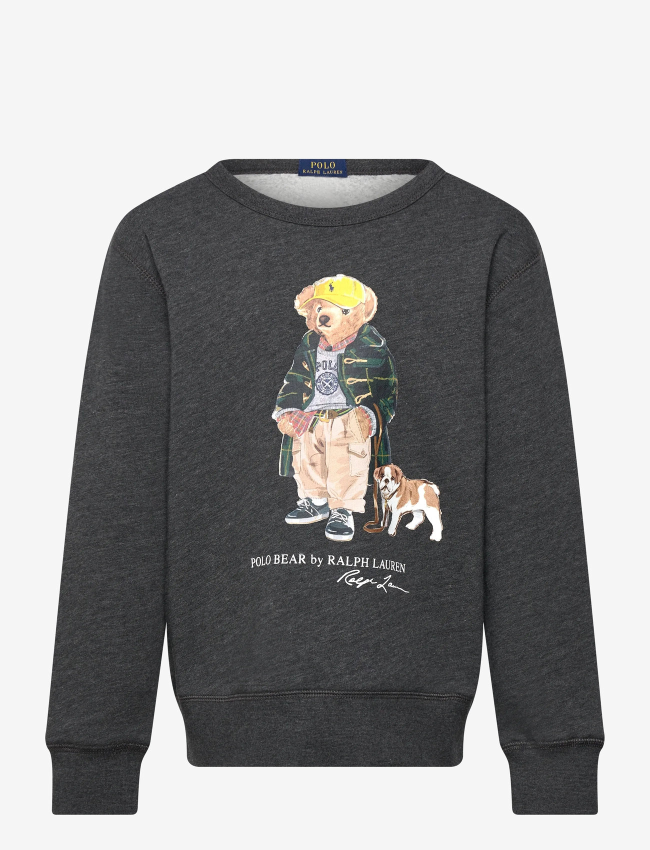Ralph Lauren Kids Polo Bear Heathered Fleece Sweatshirt (RAF323979490)  Sweatshirts