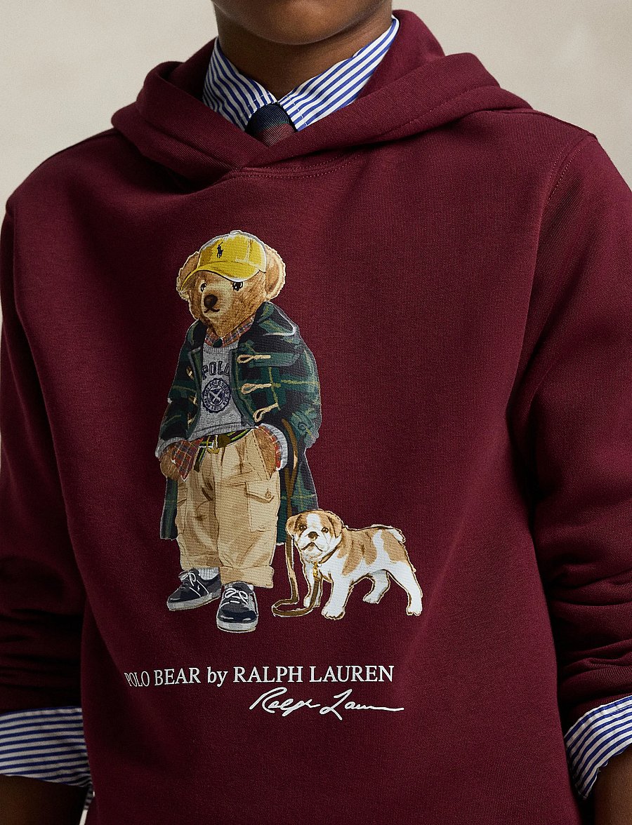 Ralph Lauren Kids - Polo Bear Fleece Hoodie - fa25 bear classic - 2