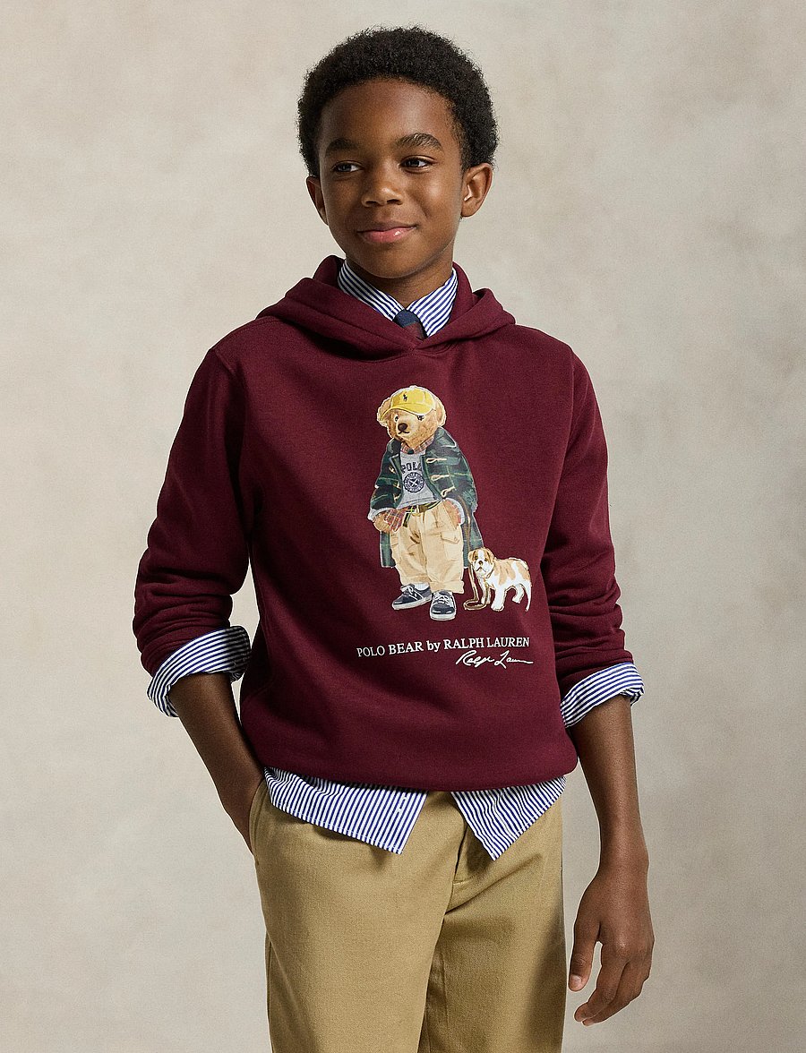 Ralph Lauren Kids - Polo Bear Fleece Hoodie - fa25 bear classic - 3