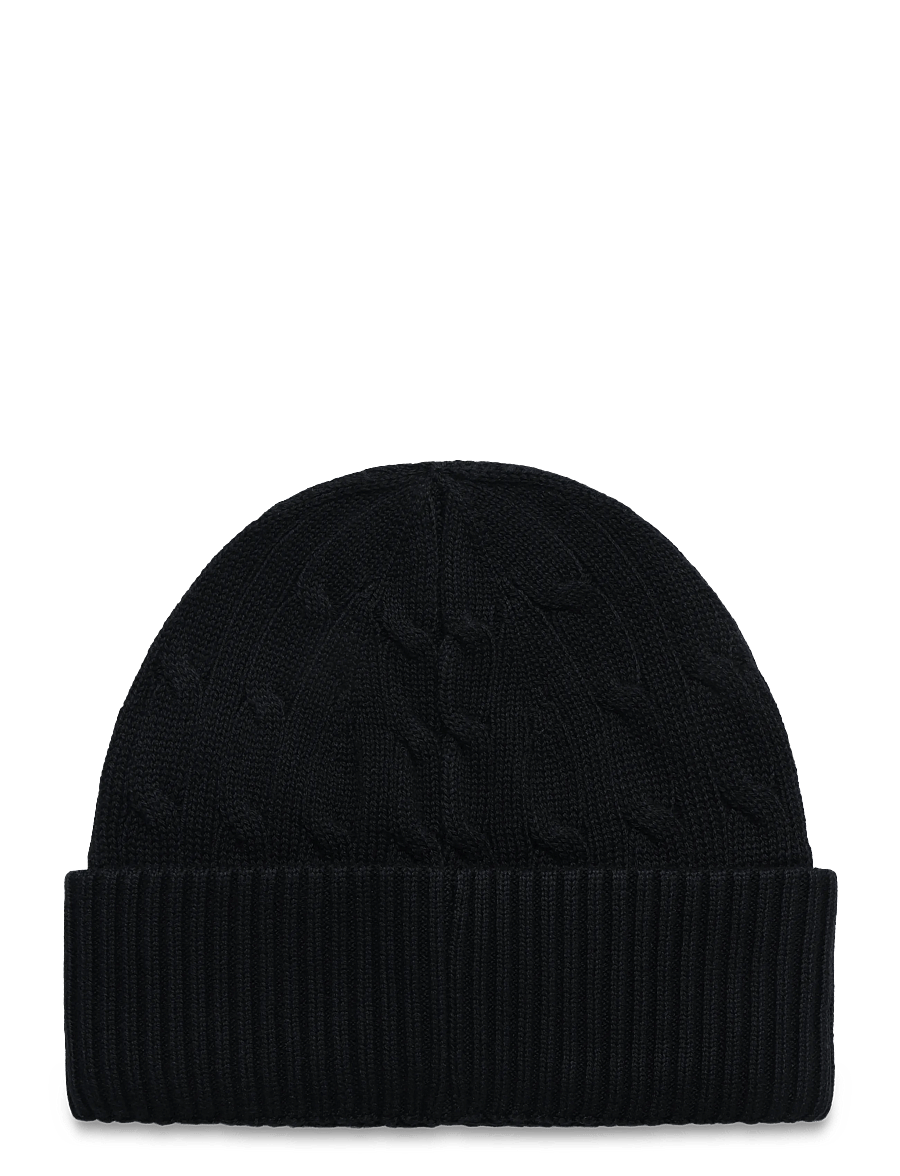 Ralph Lauren Kids - 20/2 COTTON-SWTR-HAT - vintermössor - polo black/c3807 - 1