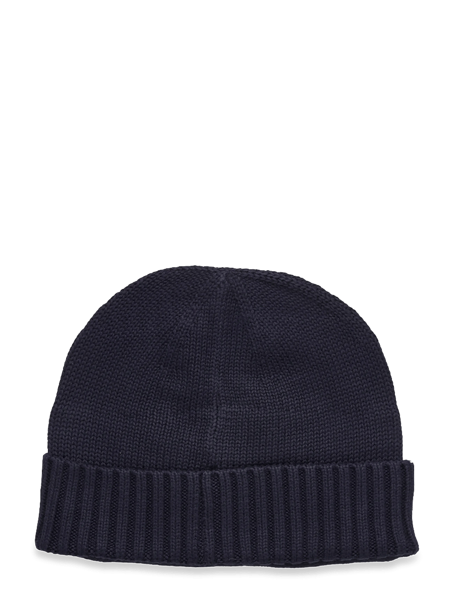 Ralph Lauren Kids - Combed Cotton Flag Hat - vinterhuer - hunter navy - 1