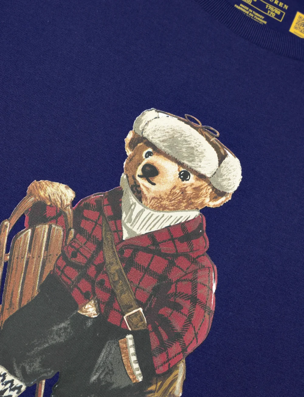 Ralph Lauren Kids - 26/1 JERSEY-KNT-T-SHIRT - kurzärmelige - hol25 bear fall r - 2