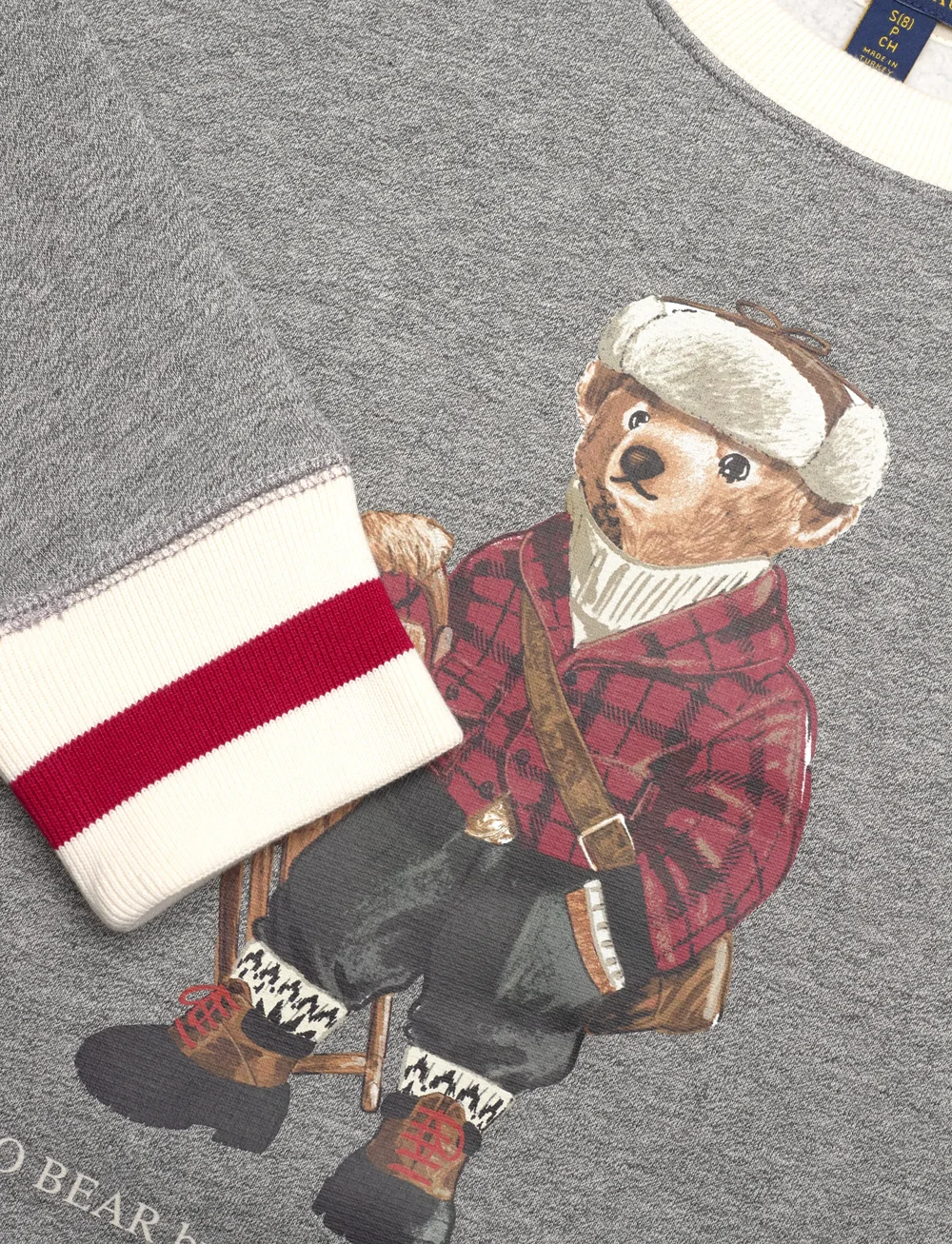 Ralph Lauren Kids - Polo Bear Fleece Sweatshirt - dressipluusid - hol25 bear vintag - 2