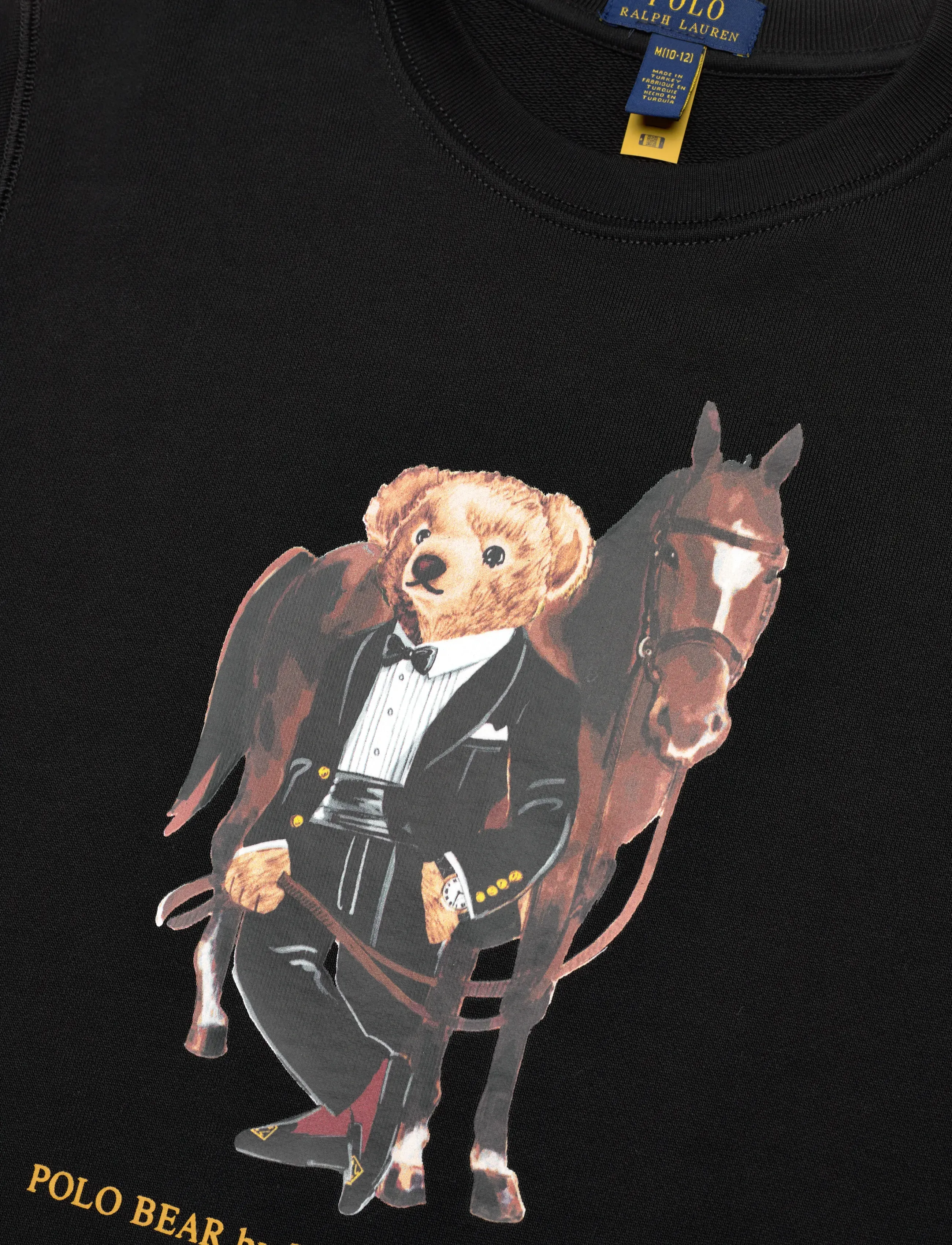 Ralph Lauren Kids - Lunar New Year Polo Bear Sweatshirt - sweatshirts - polo black - 5