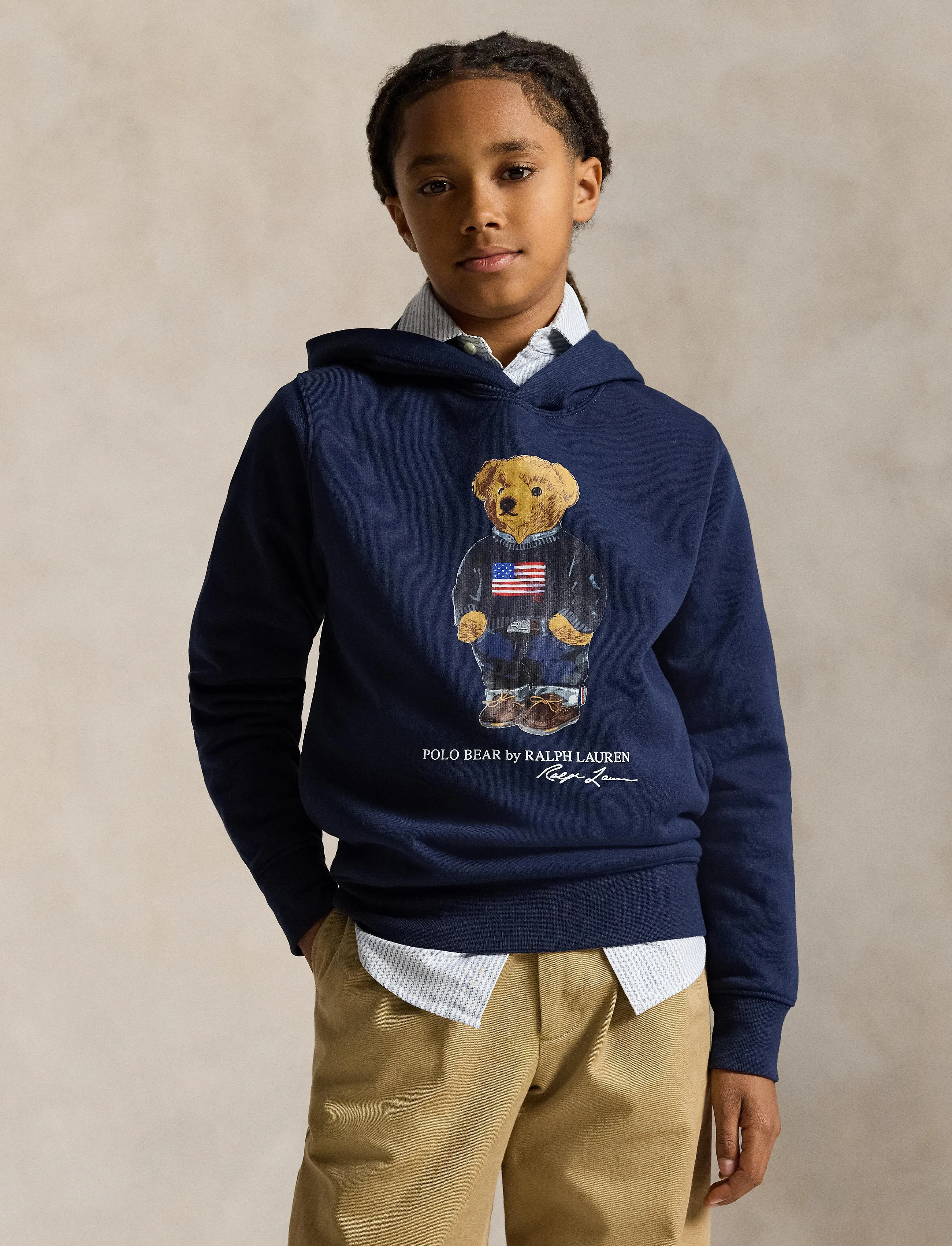 Ralph Lauren Kids - GRAPHIC FLEECE-KNT-SWEATSHIRT - hettupeysur - cruise navy core - 3