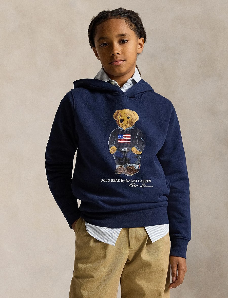 Ralph Lauren Kids - GRAPHIC FLEECE-KNT-SWEATSHIRT - kapuzenpullover - cruise navy core - 3