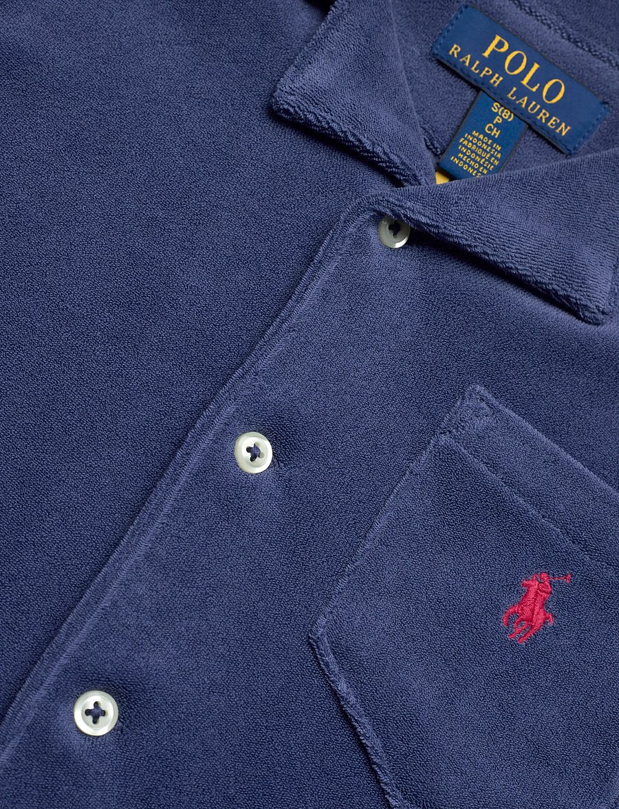 Ralph Lauren Kids - Terry Polo Shirt - lühikeste varrukatega särgid - light navy - 2