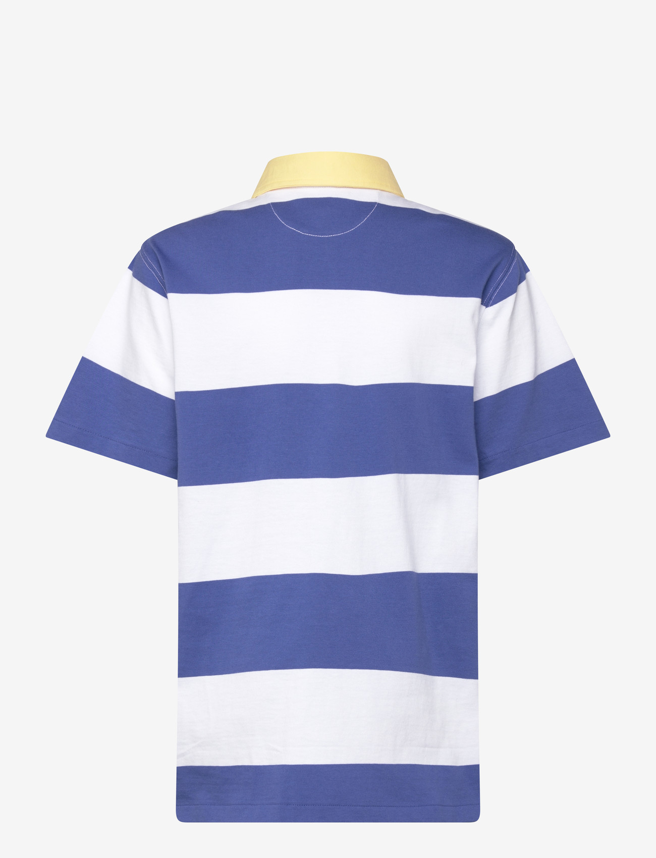 Ralph Lauren Kids - Striped Cotton Short-Sleeve Rugby Shirt - kortærmede poloer - liberty/white - 1