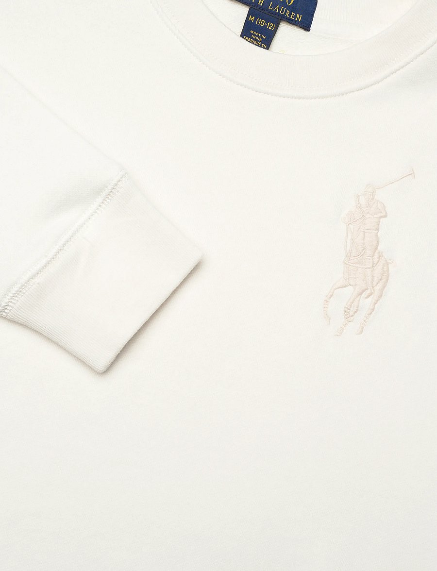 Ralph Lauren Kids - 323A12253001 - sweatshirts - deckwash white - 2
