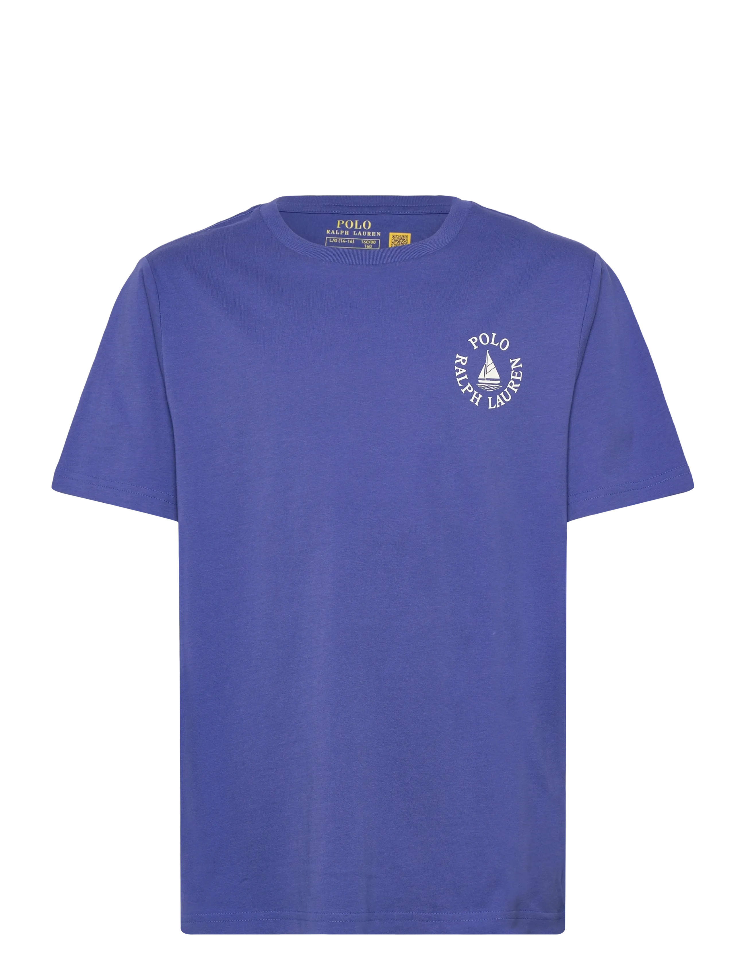 Ralph Lauren Kids 26/1 JERSEY-KNT-T-SHIRT - Riided - LIBERTY / blue