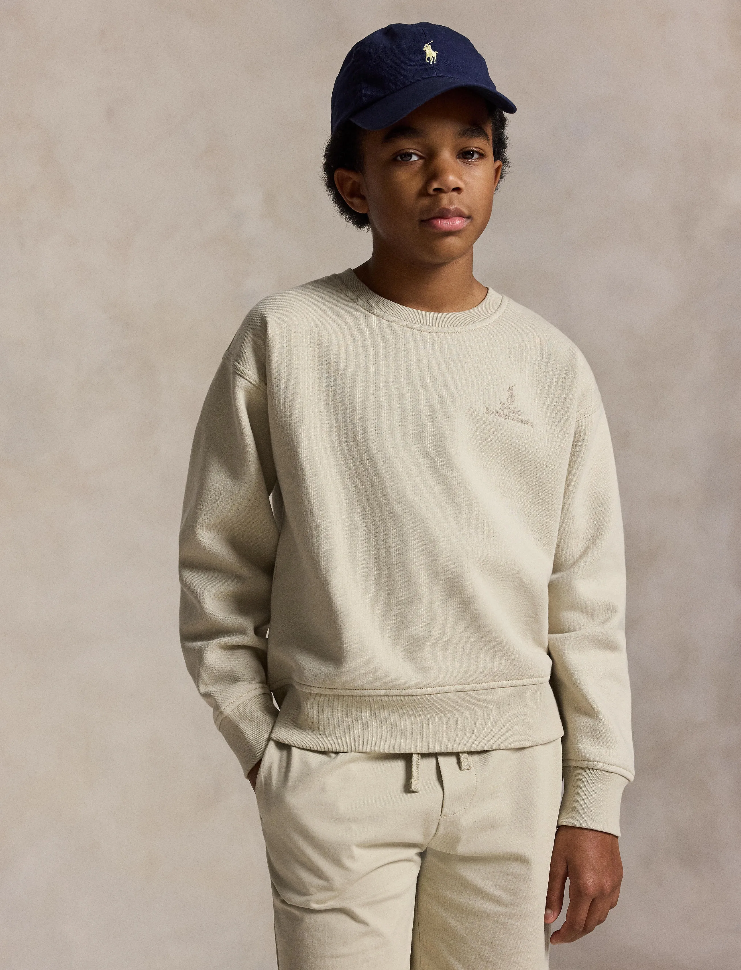 Ralph Lauren Kids - SEASONAL FLEECE-KNT-SWEATSHIRT - sweatshirts - classic stone - 4