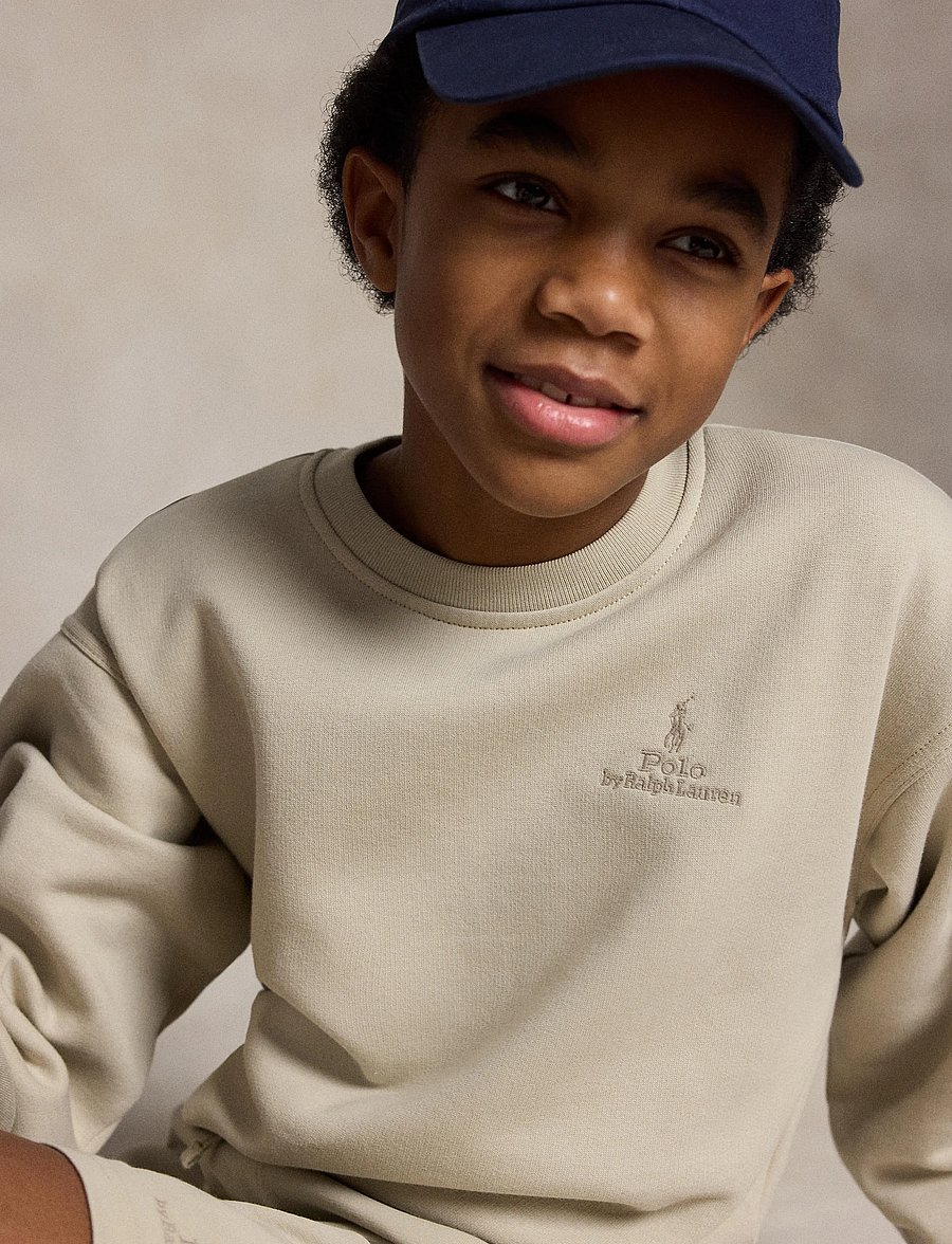 Ralph Lauren Kids - SEASONAL FLEECE-KNT-SWEATSHIRT - sweatshirts - classic stone - 5