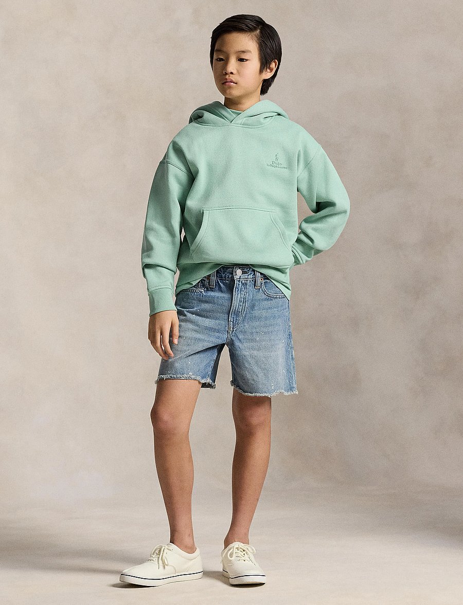 Ralph Lauren Kids - Big Fit Logo Fleece Hoodie - kapuzenpullover - celadon - 0