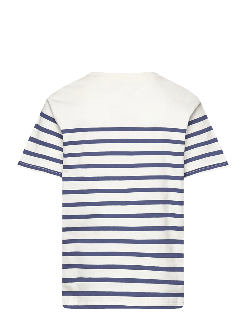 Ralph Lauren Kids - Graphic Cotton Jersey Tee - lühikeste varrukatega t-särgid - deckwash white/li - 1