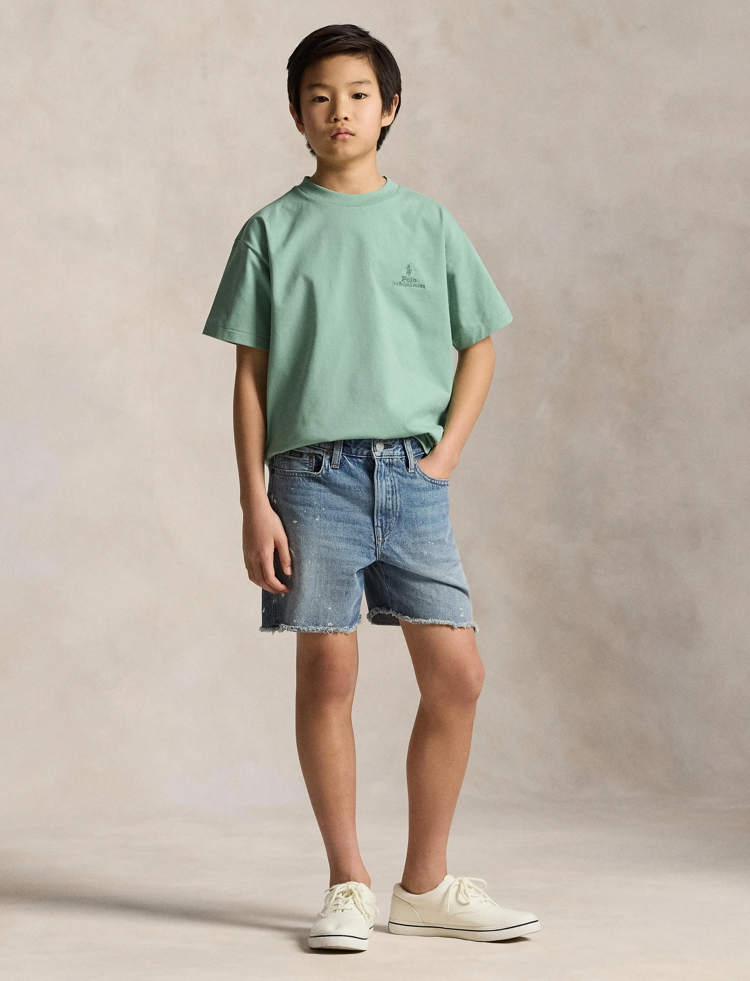 Ralph Lauren Kids Big Fit Cotton Jersey Tee - Toppe og t-shirts - CELADON / green