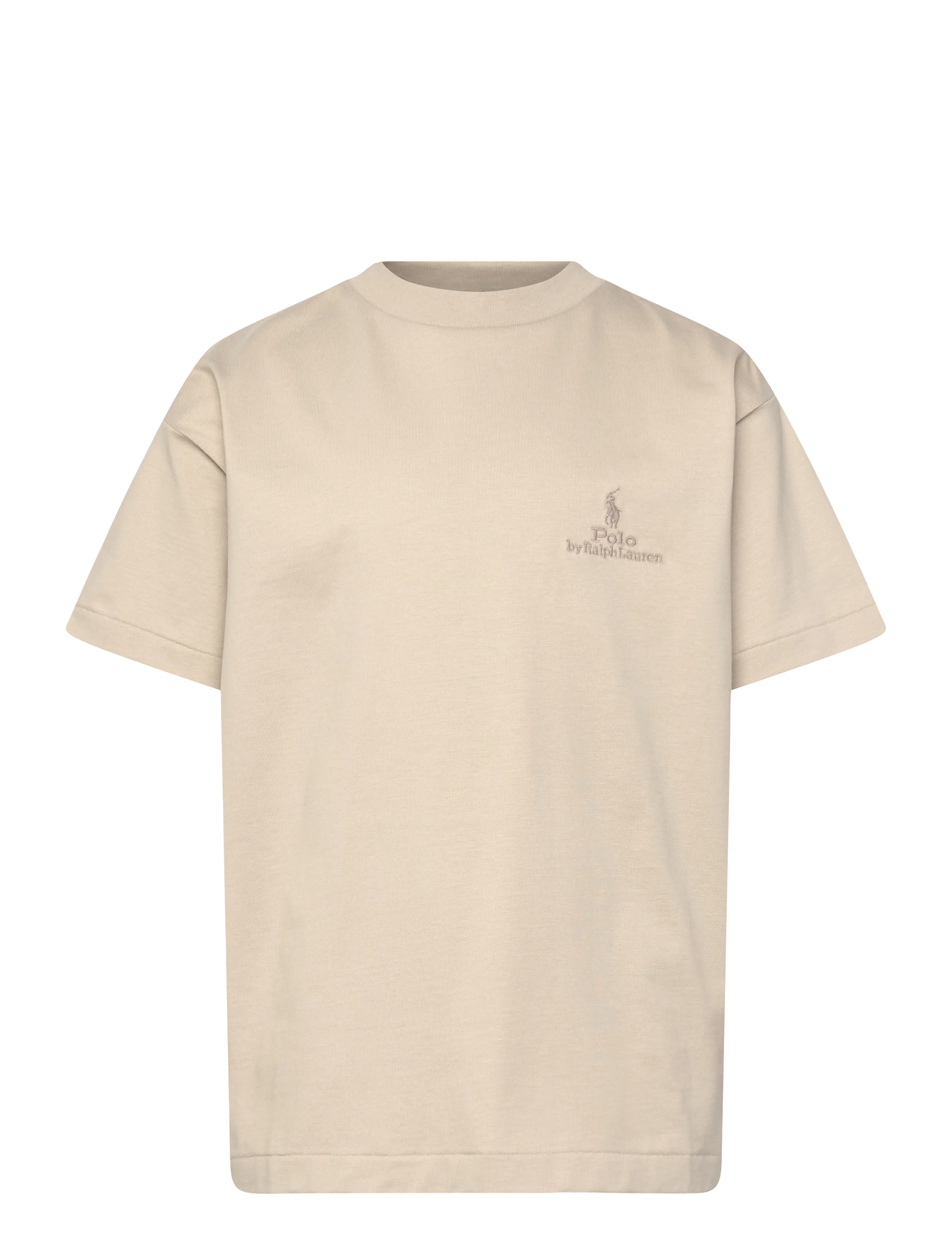 Ralph Lauren Kids Big Fit Cotton Jersey Tee - Toppe og t-shirts - CLASSIC STONE / beige