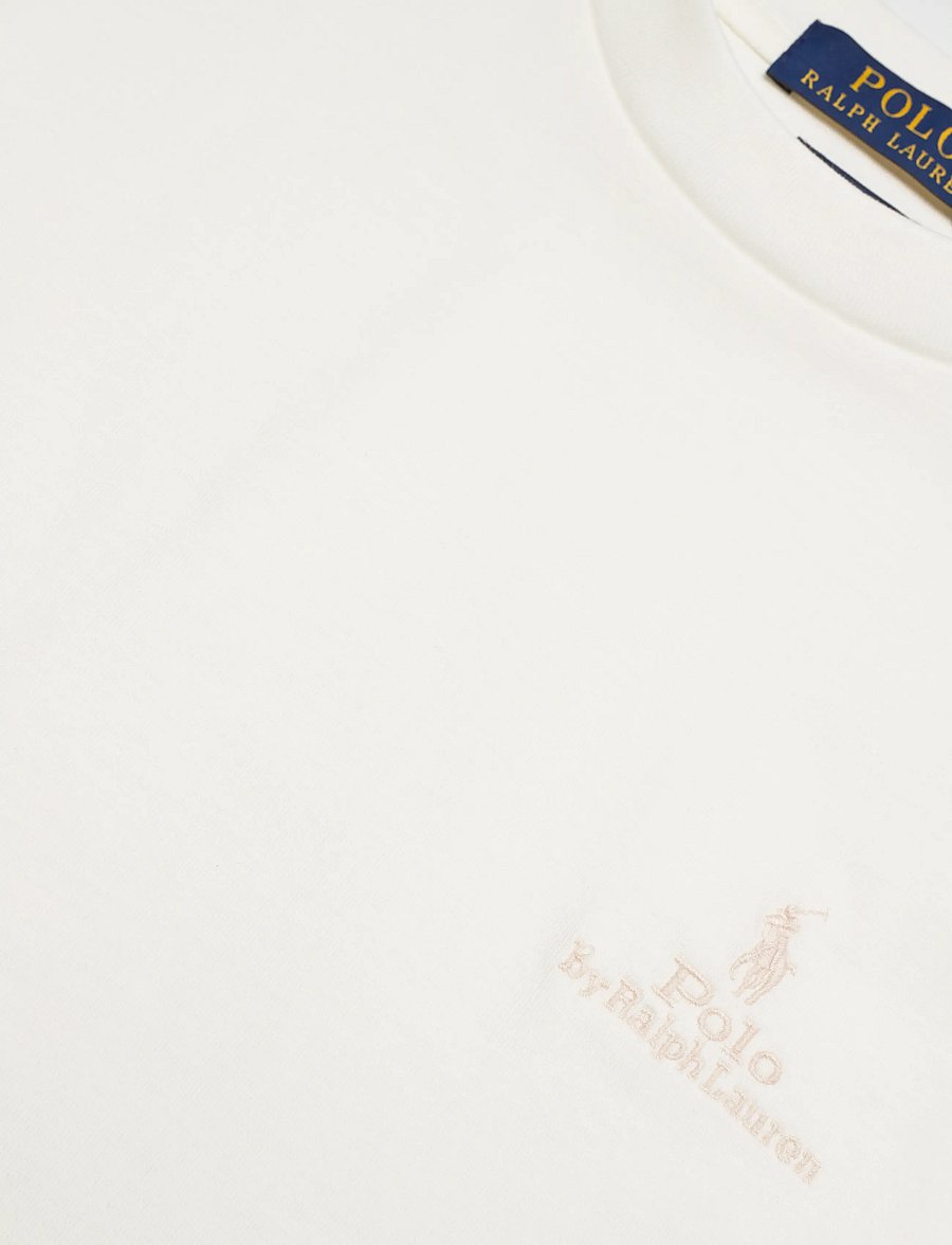 Ralph Lauren Kids - Big Fit Cotton Jersey Tee - kurzärmelige - deckwash white - 5