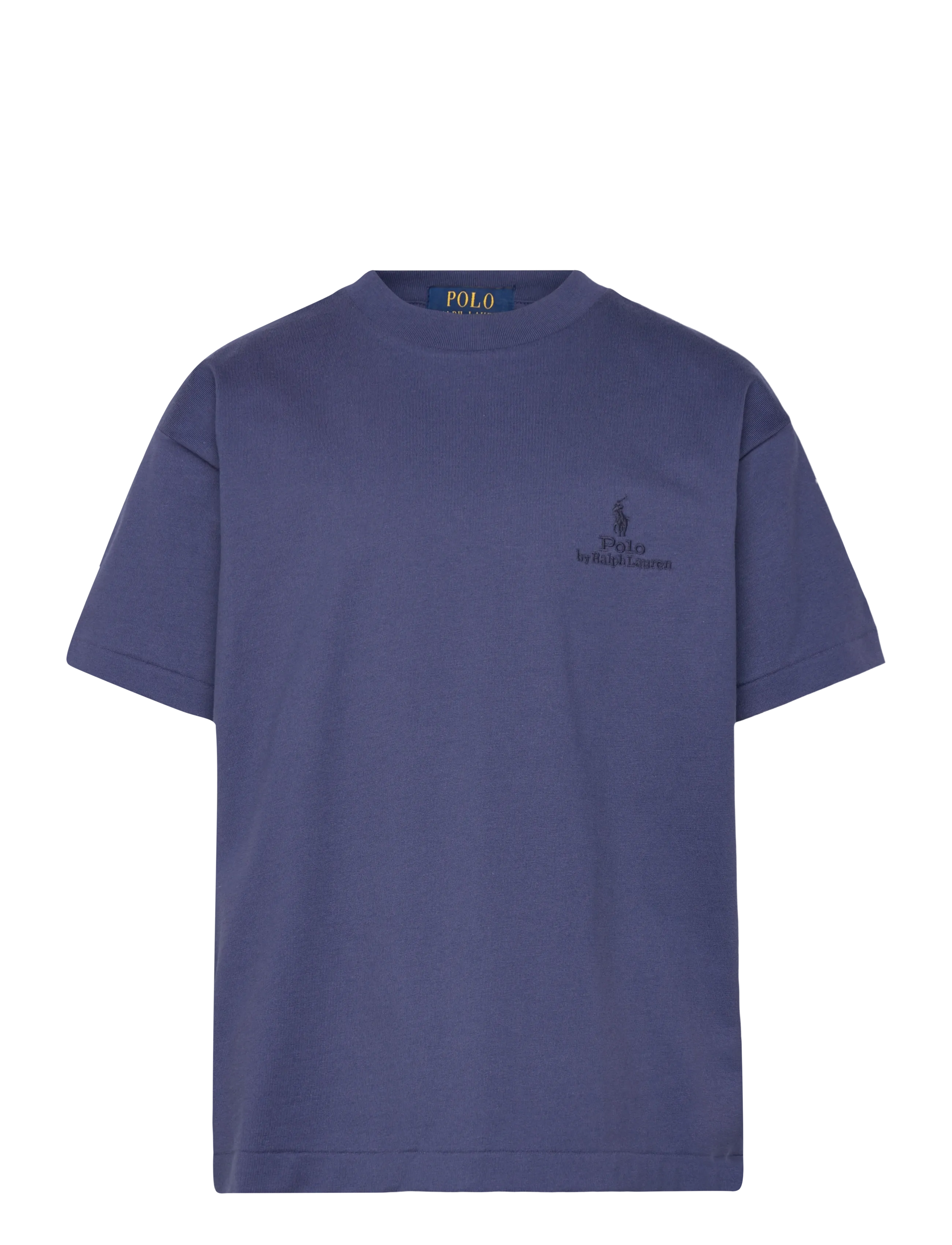 Ralph Lauren Kids Big Fit Cotton Jersey Tee - Riided - LIGHT NAVY / blue