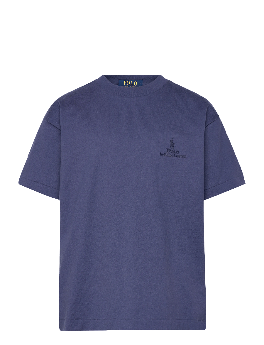 Ralph Lauren Kids - Big Fit Cotton Jersey Tee - kurzärmelige - light navy - 0