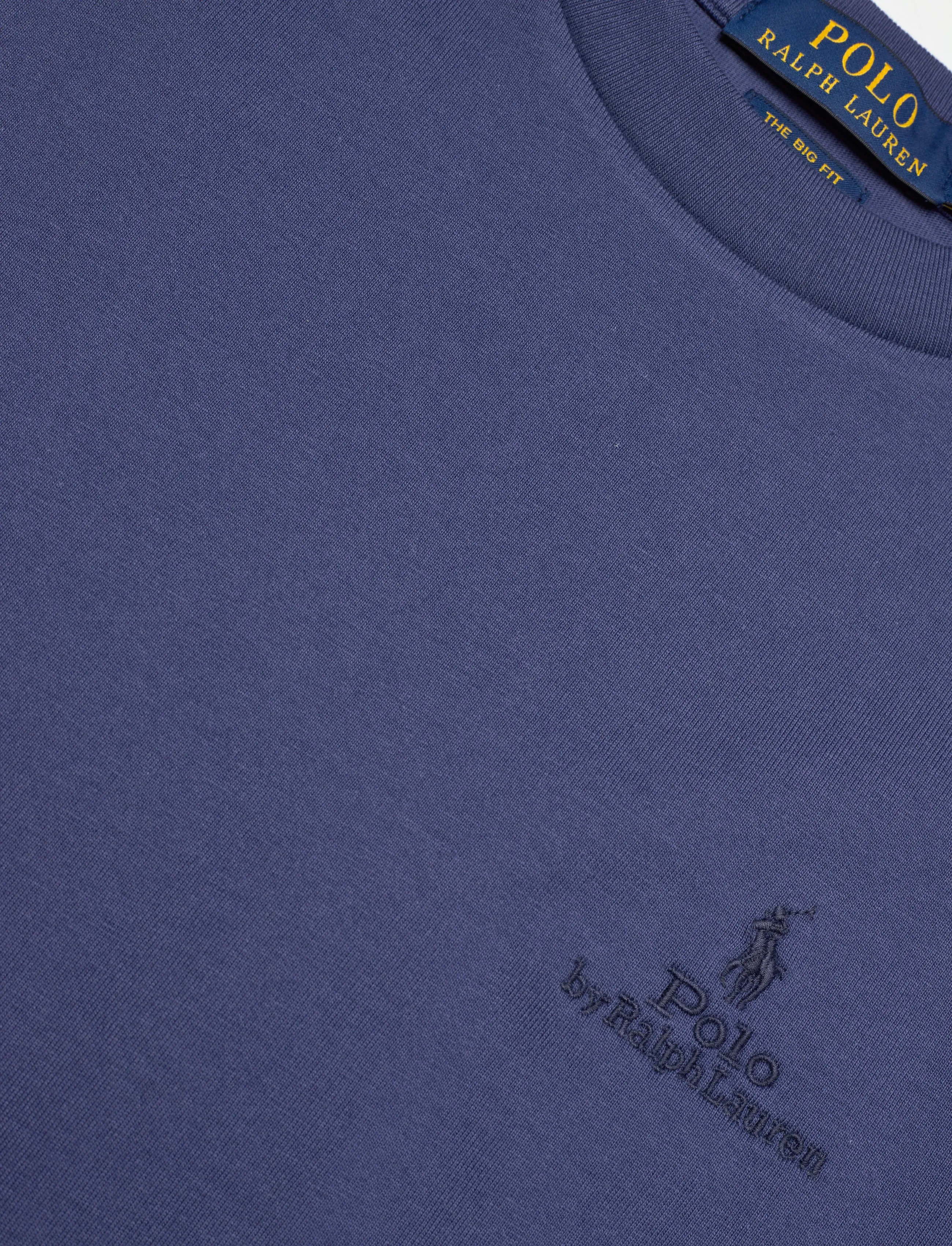 Ralph Lauren Kids - Big Fit Cotton Jersey Tee - t-shirts à manches courtes - light navy - 2