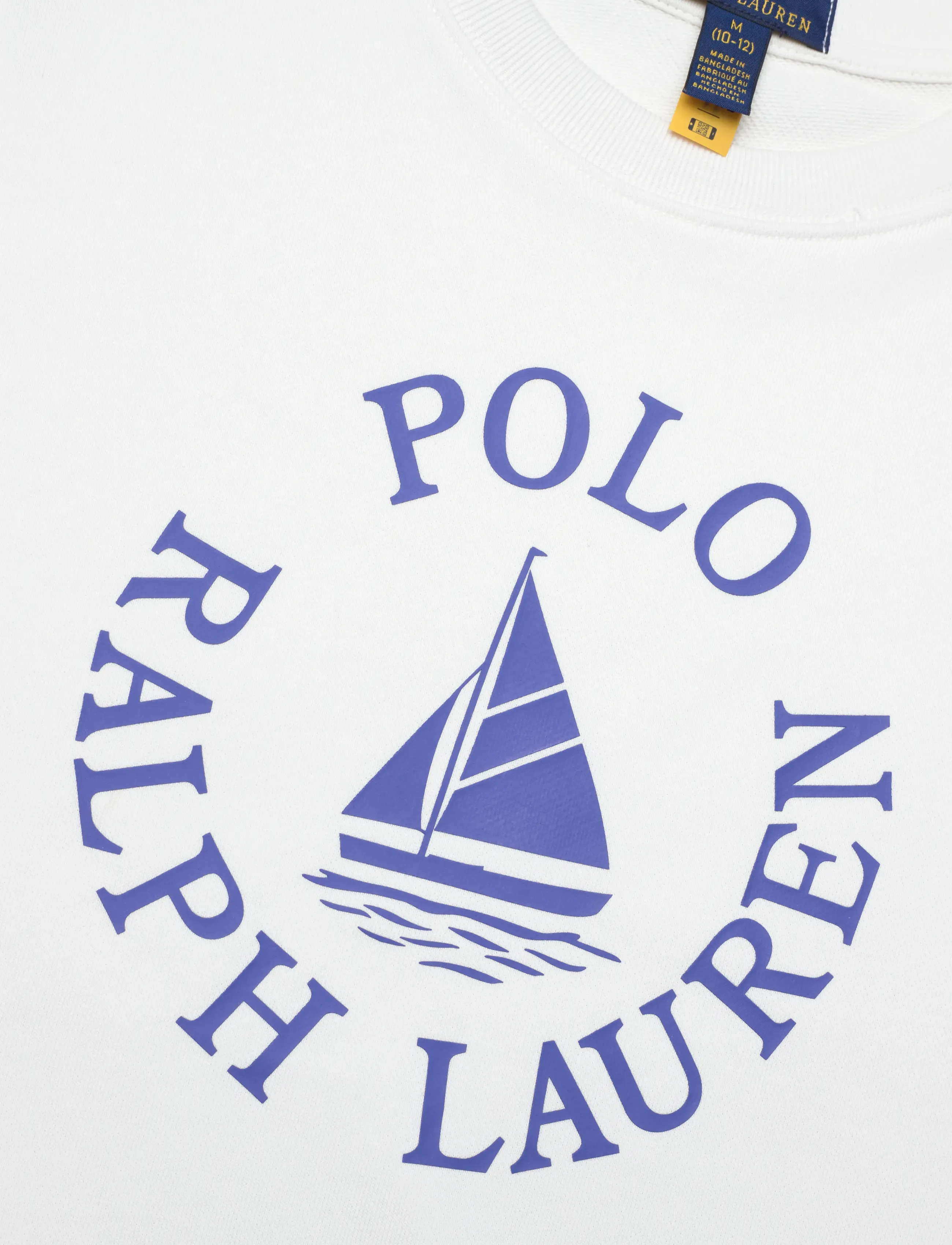 Ralph Lauren Kids - Logo French Terry Sweatshirt - sweatshirts - deckwash white - 2
